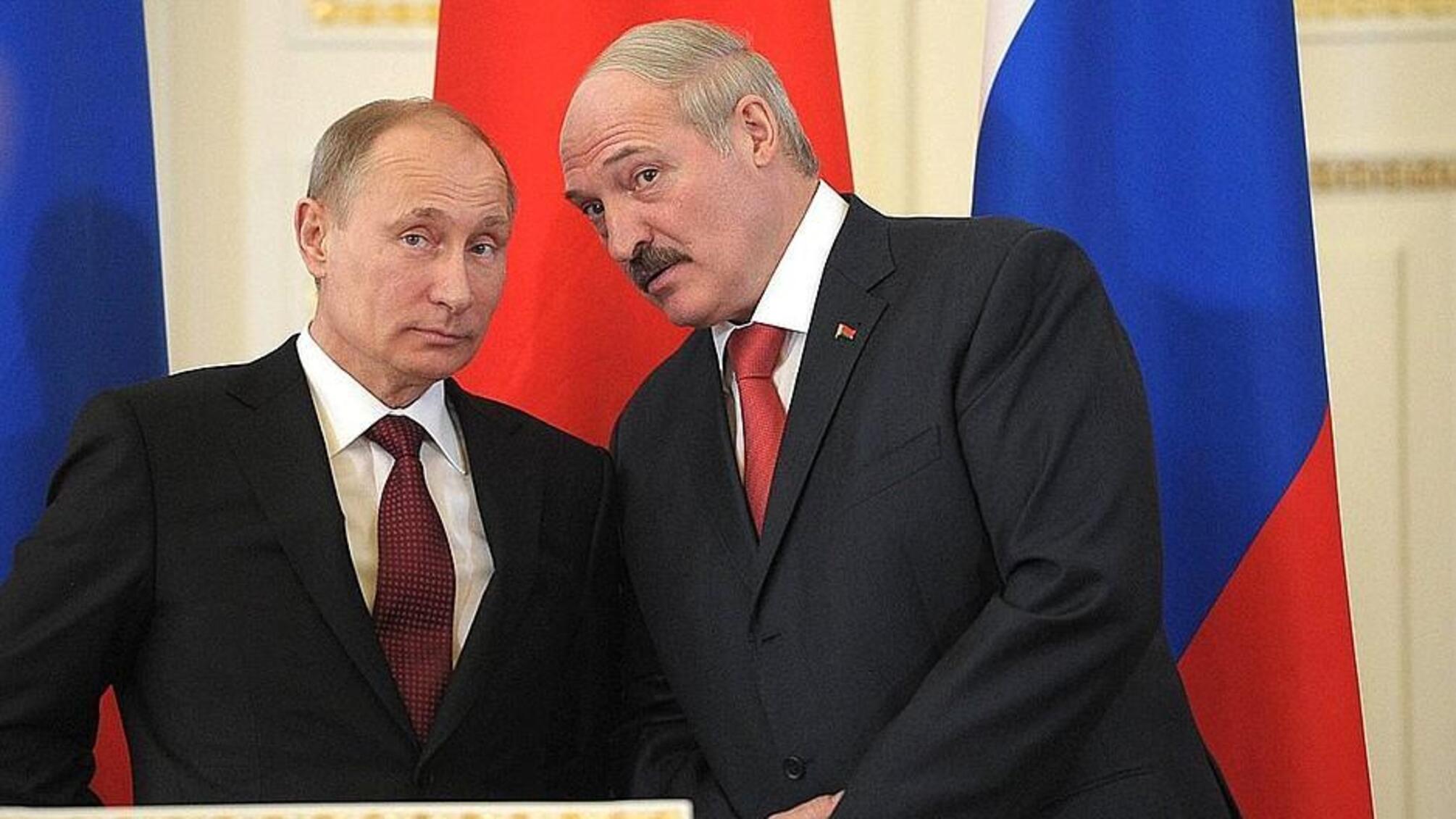 путін Лукашенко