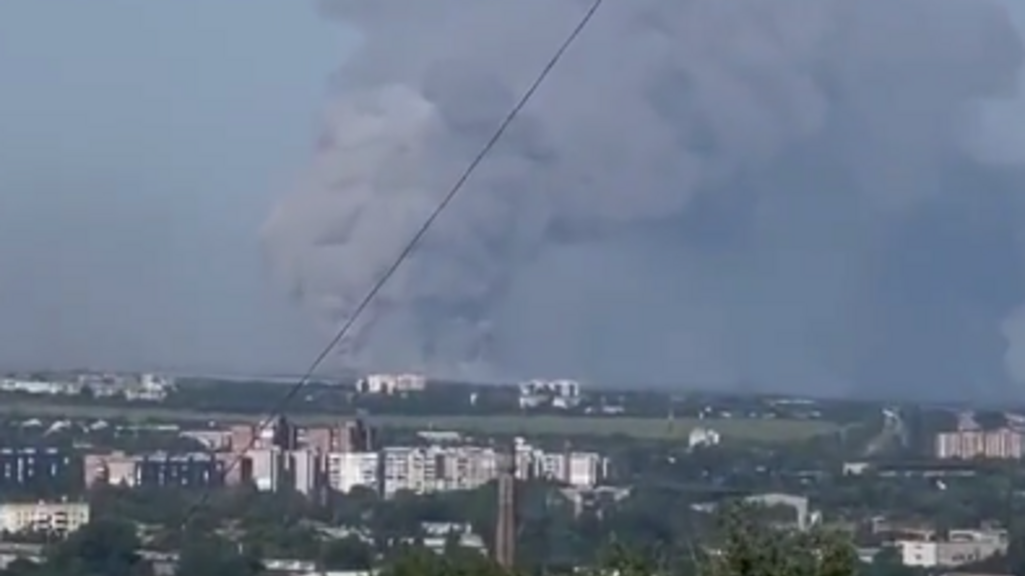 пожар луганская область склад