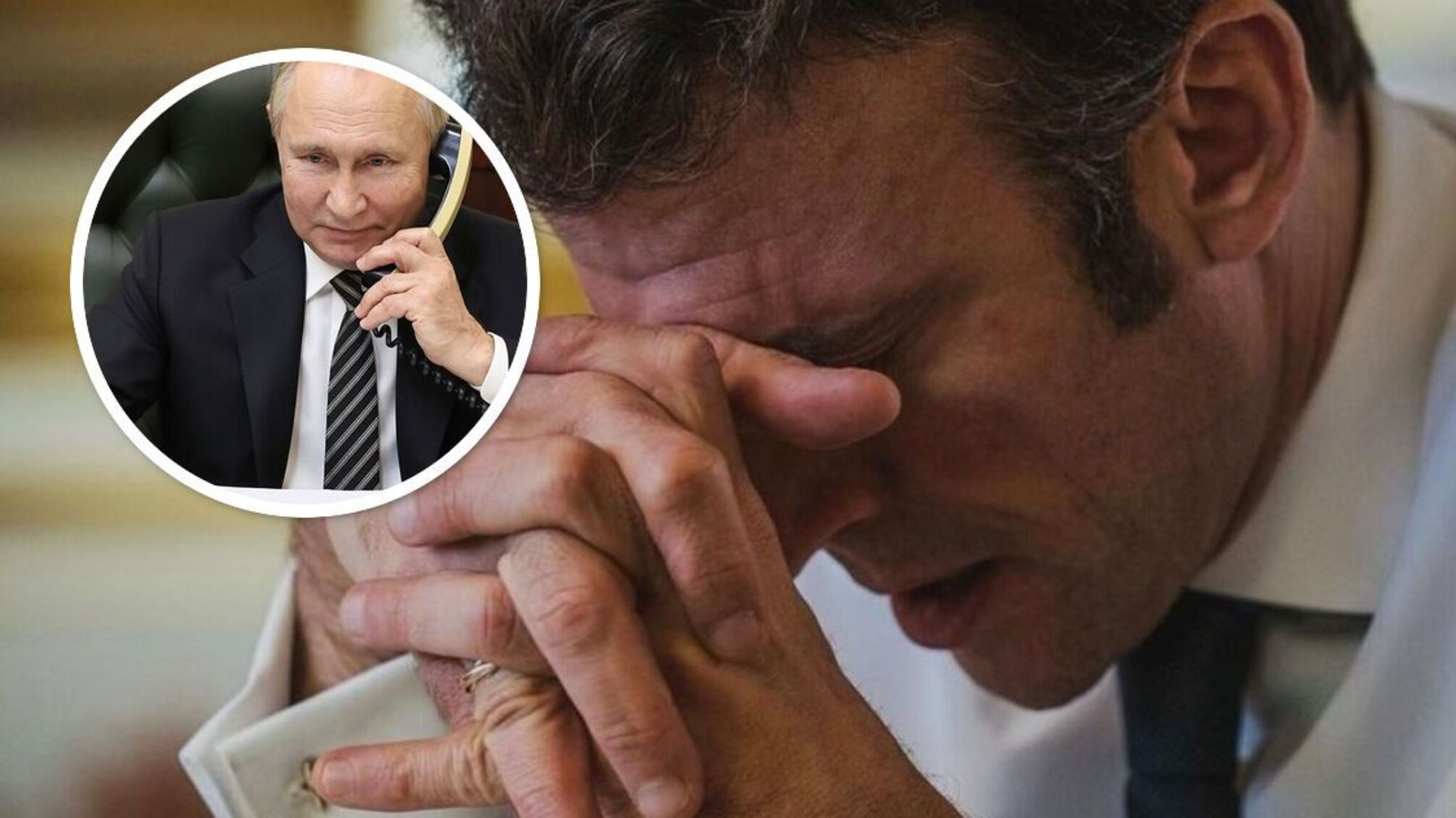 Макрон знову говорив із путіним по телефону
