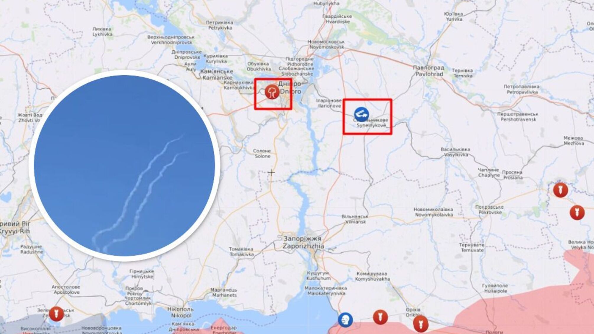 По Днепропетровщине ударило 6 ракет, есть несколько попаданий – Резниченко