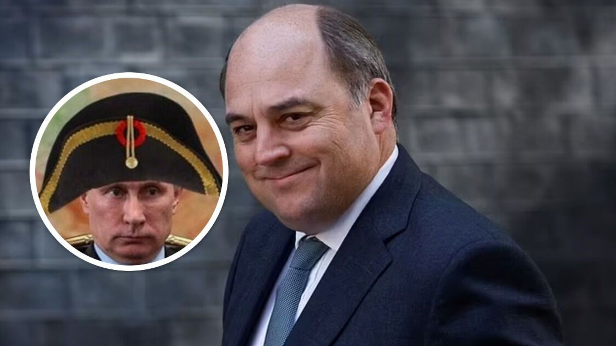 Міністр оборони Британії висміяв путіна: 'божевільний з комплексом Наполеона'