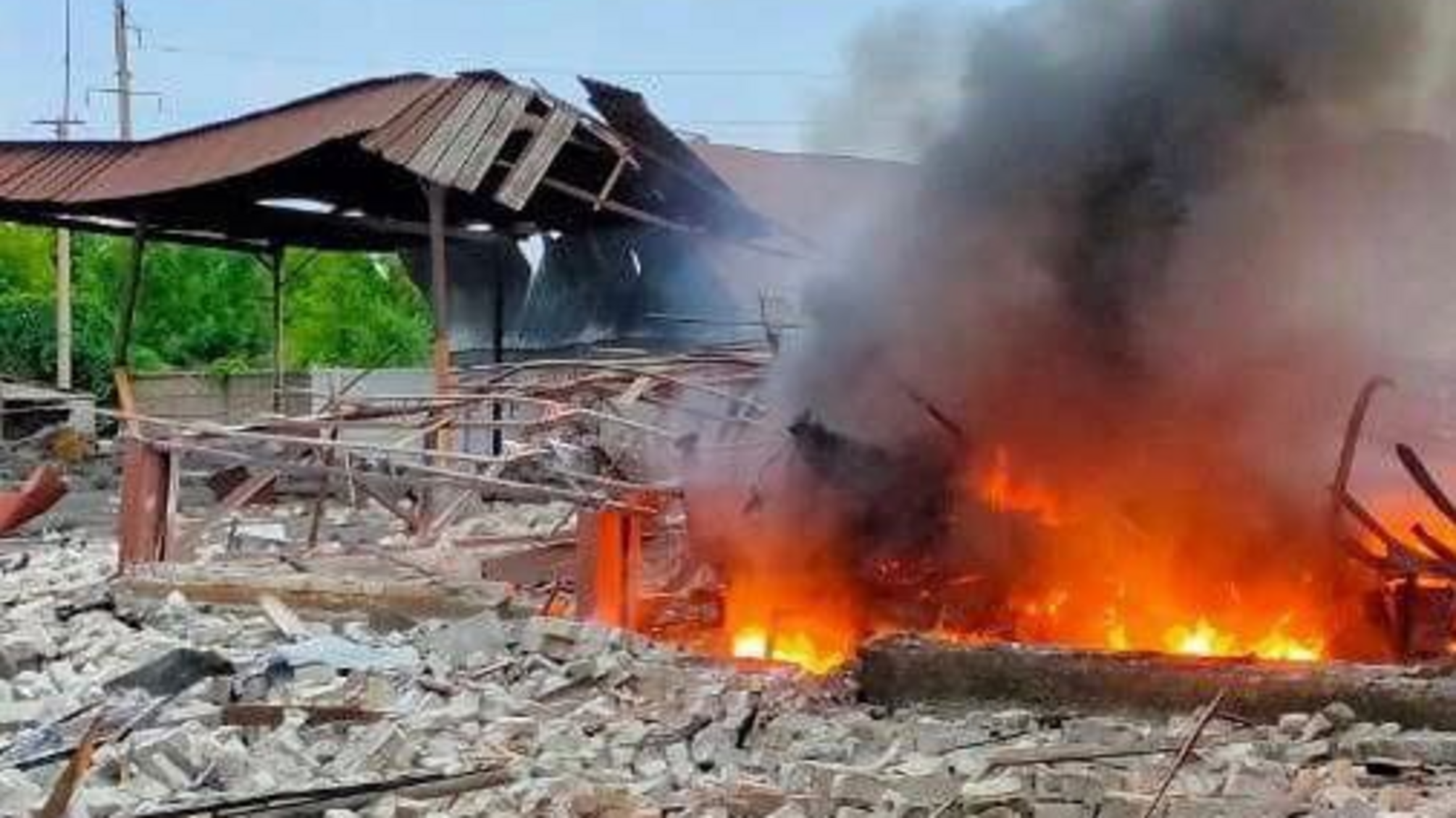 обстріл склад Зеленодольськ