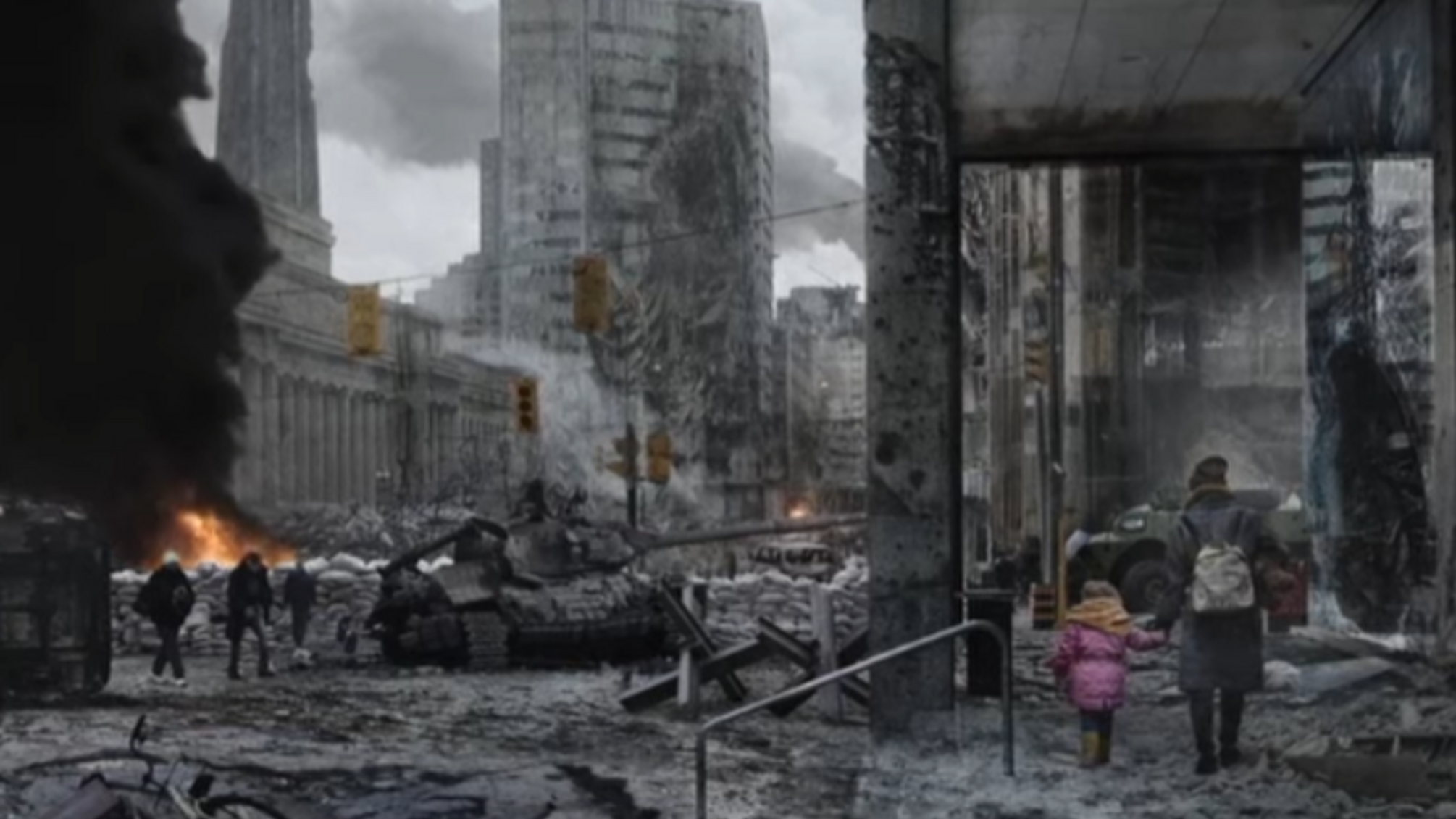 Rodeo FX визуальные эффекты разрушенный город