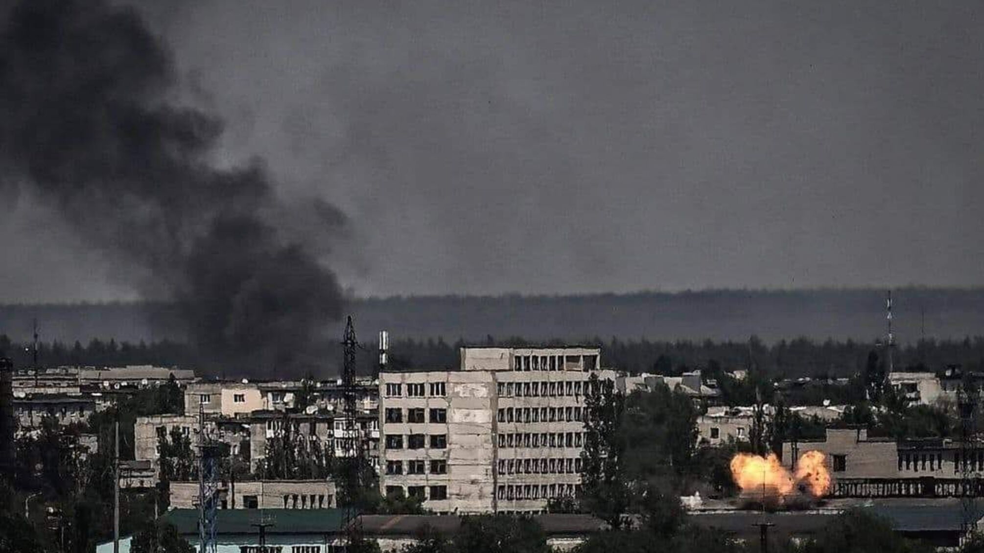 разрушения дым Северодонецк