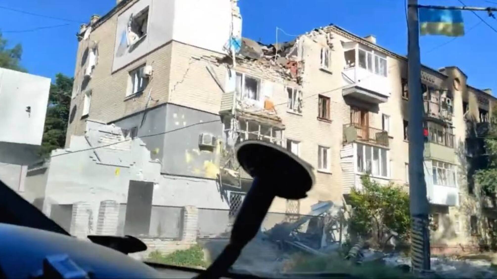 последствия обстрела