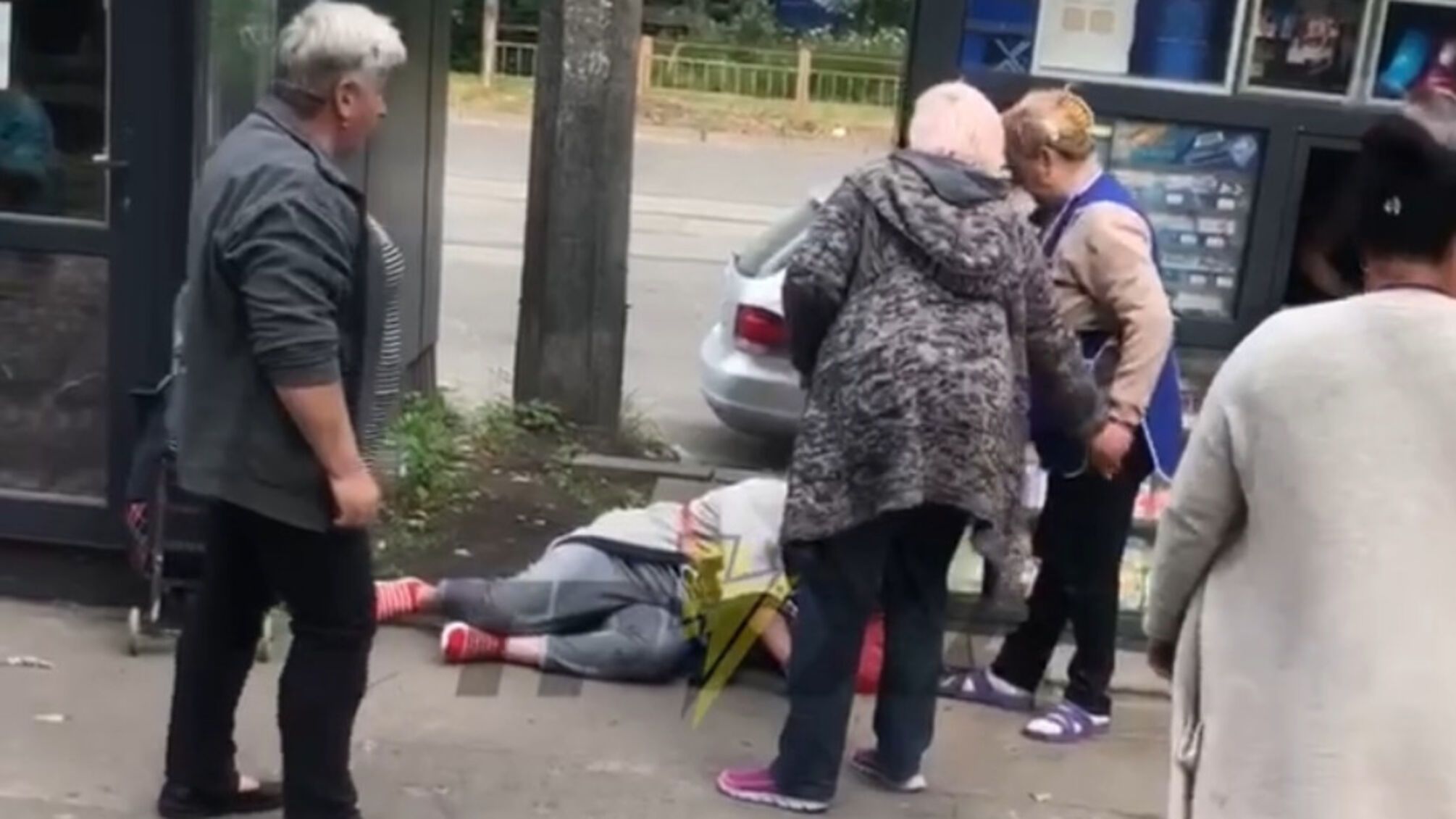 Образила дітей та кликала 'русский мир': у Києві побили прихильницю окупантів (відео)