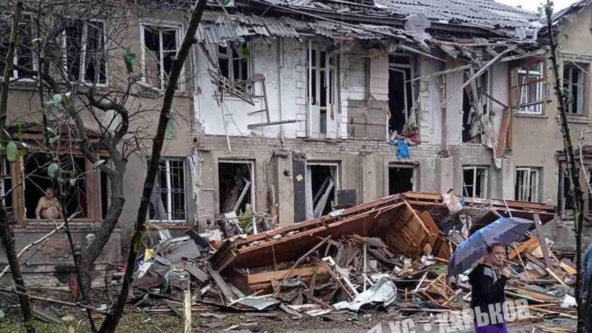Обстрел Харькова разрушенные здания