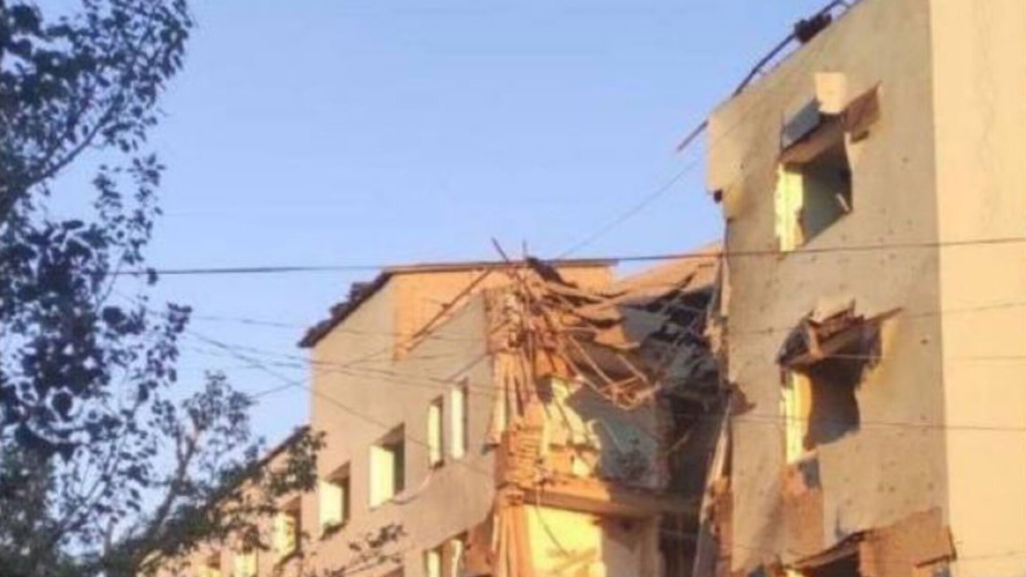 последствия обстрела