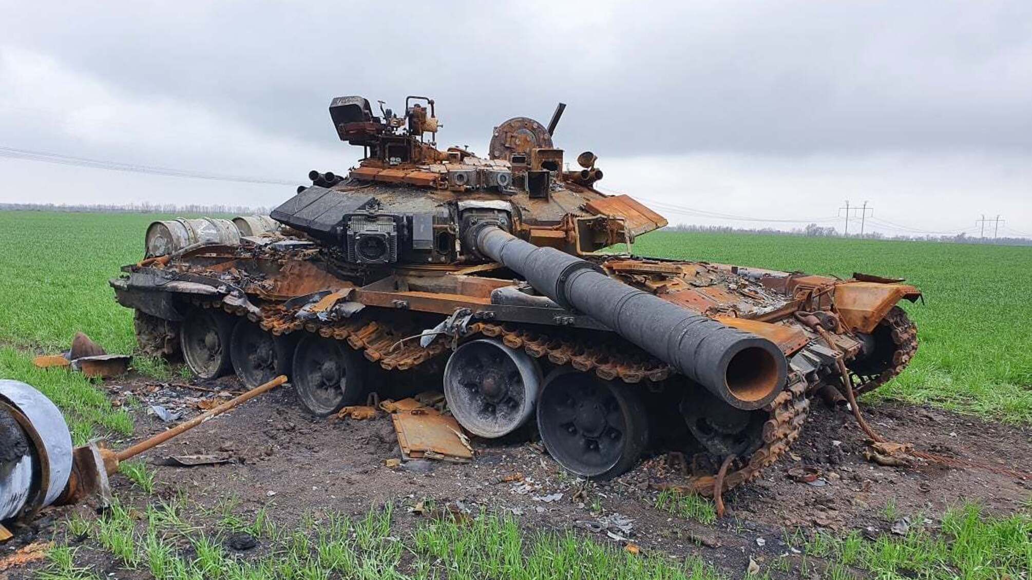 уничтоженный танк