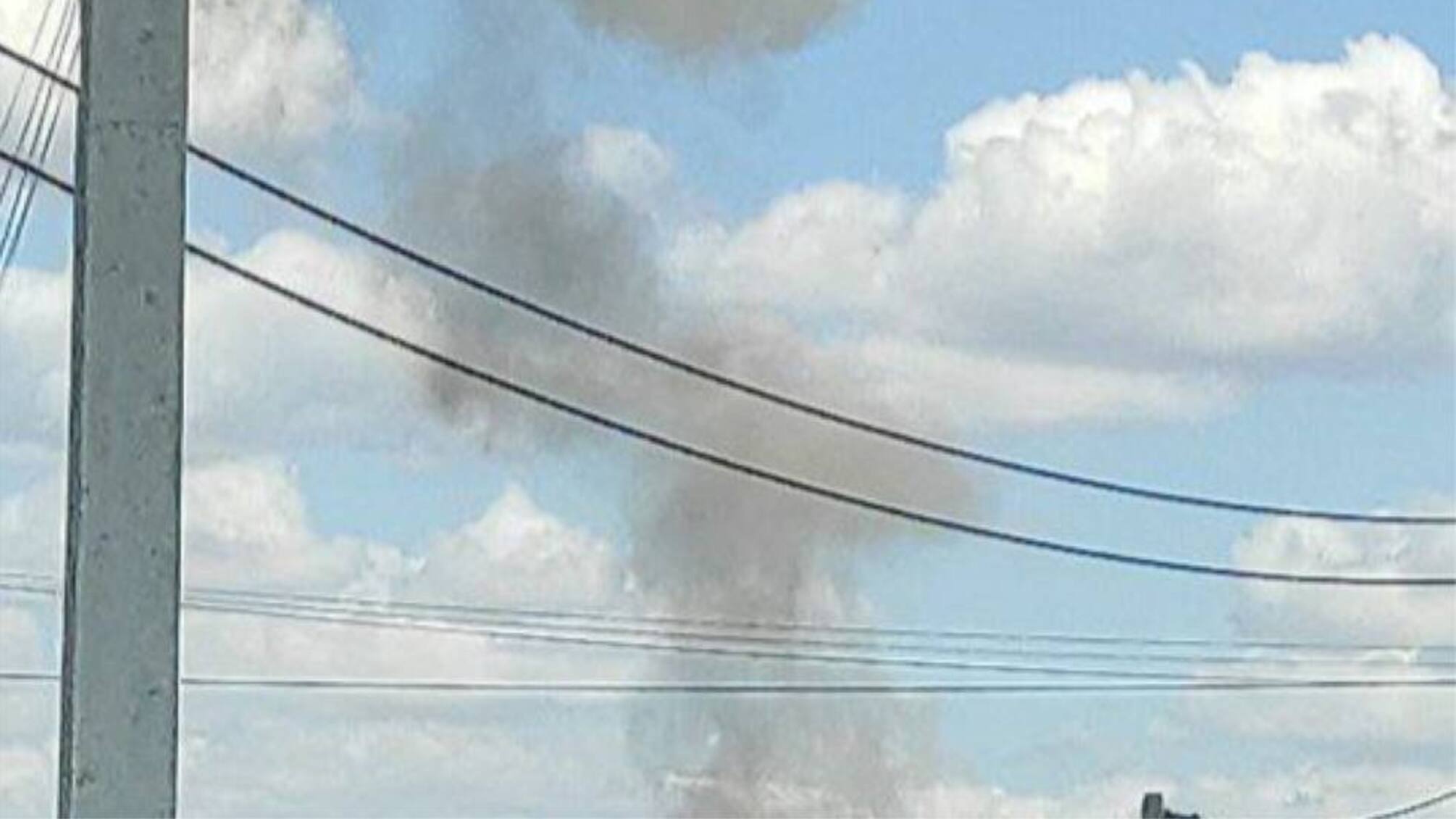 В районе Чернобыевки поднялся столб дыма: очевидцы сообщают о новых взрывах