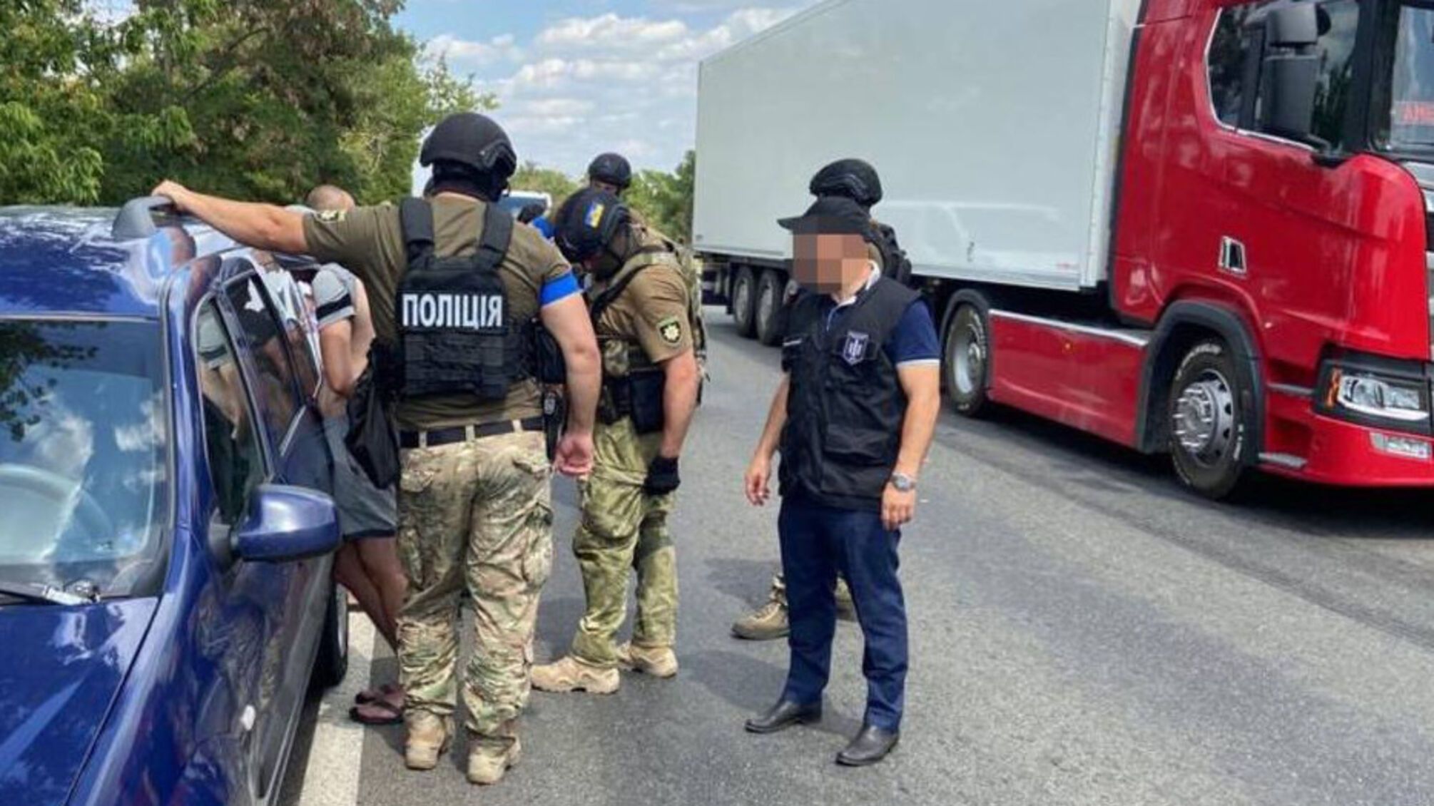 полиция люди машины