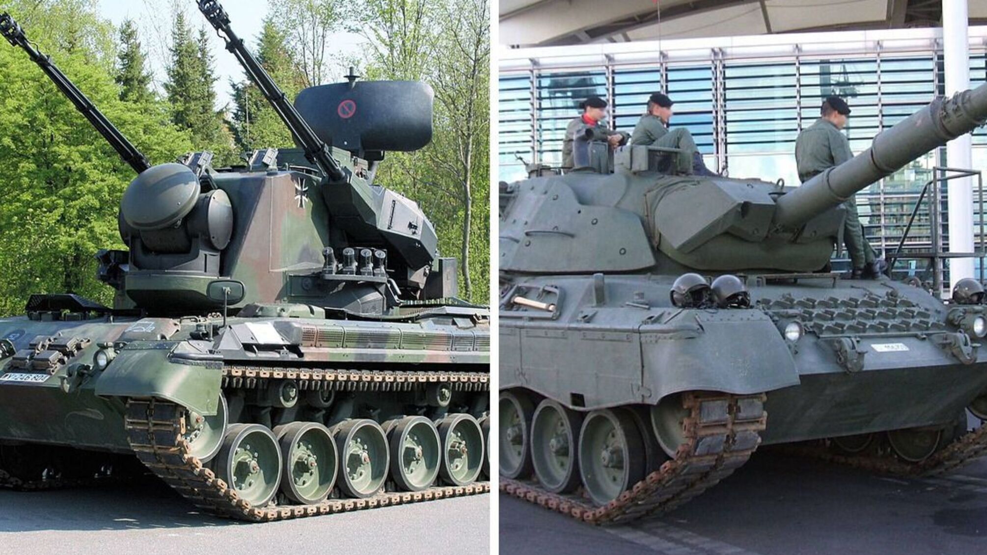 САУ и танки, производства Германии