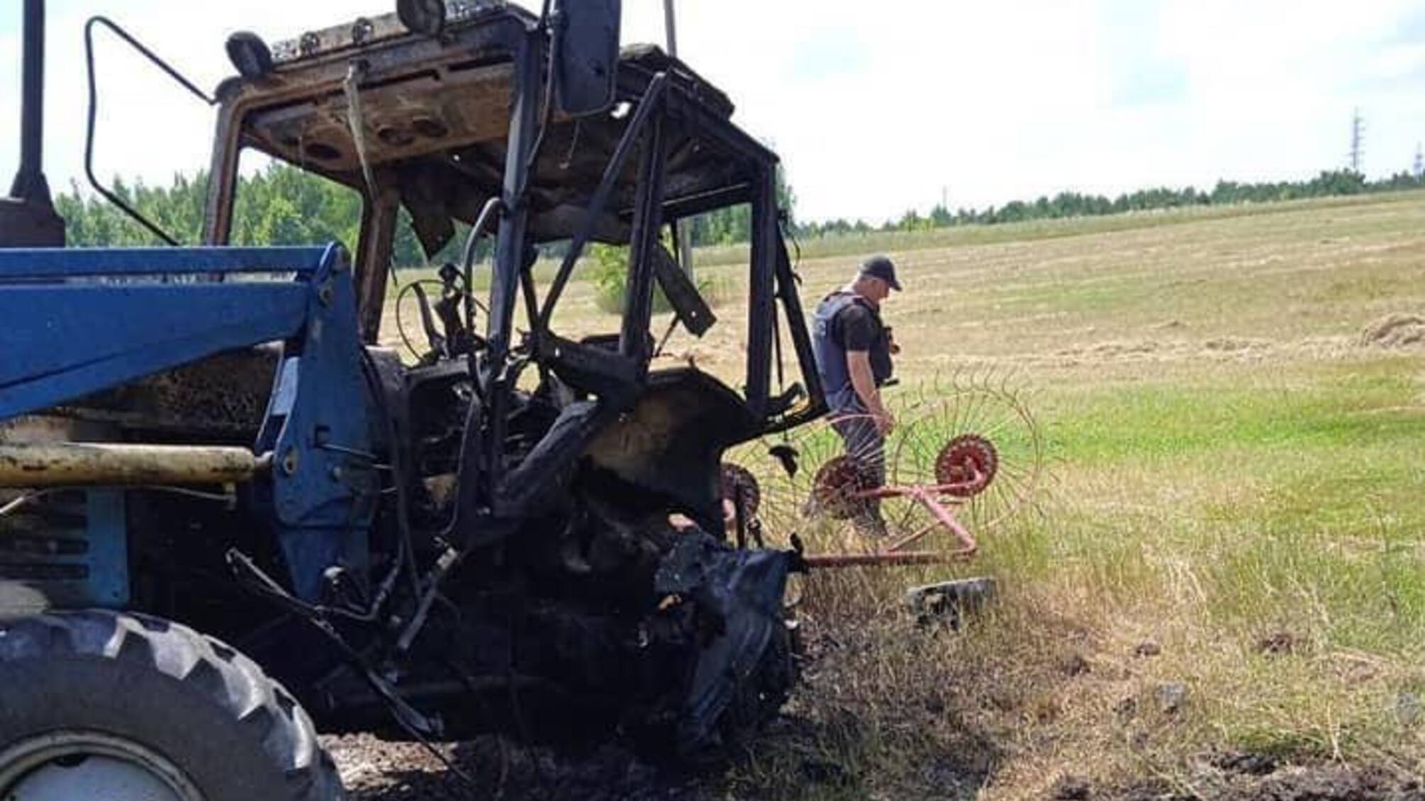 Під Харковом загинув тракторист, який наїхав на міну (фото)