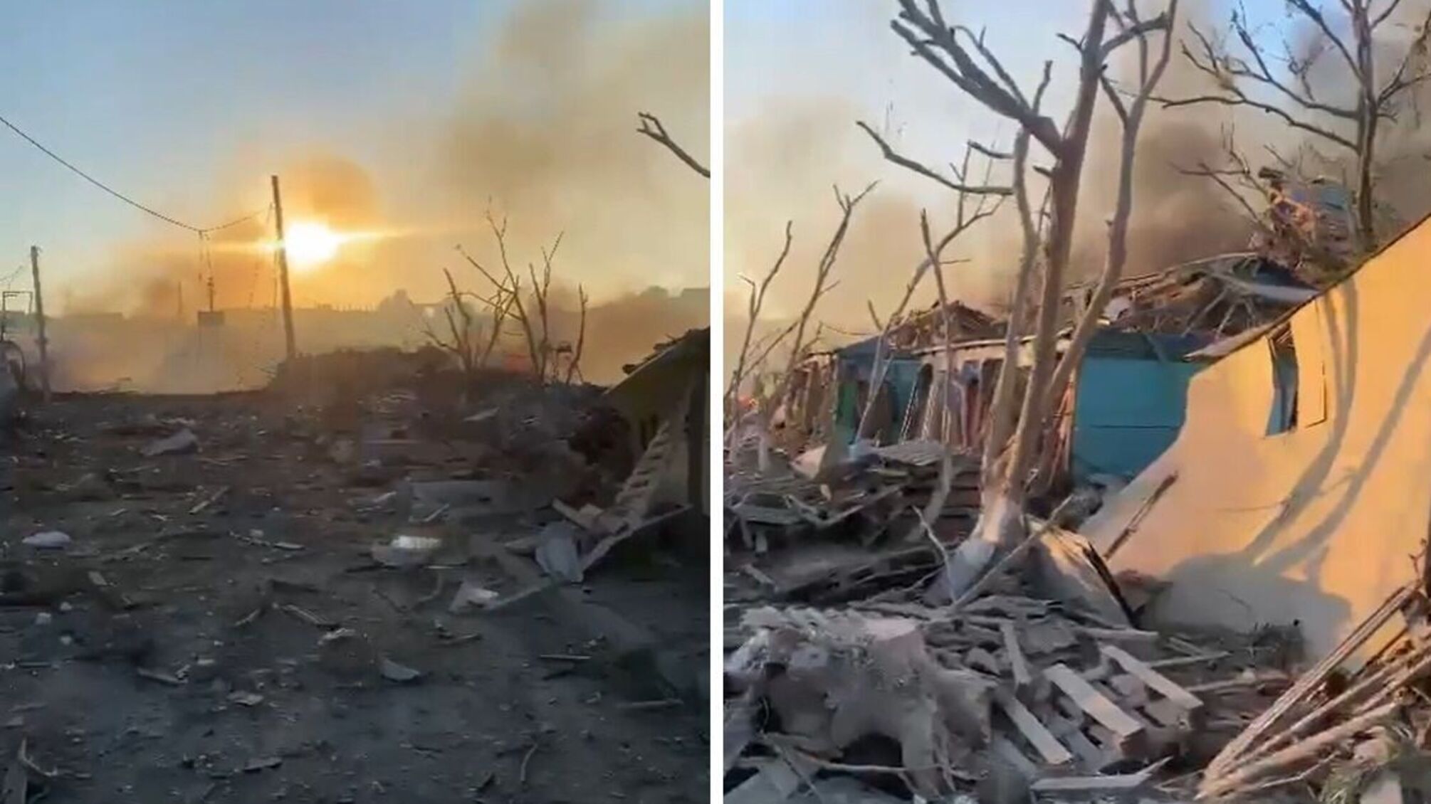 руїни будинків у Затоці