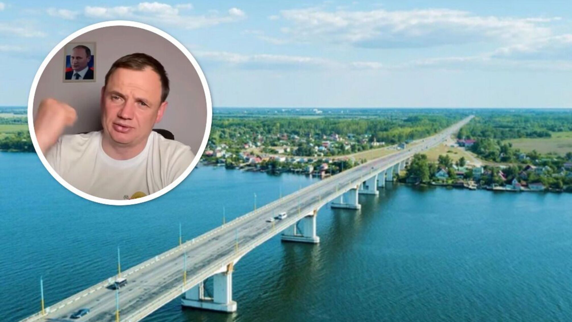 Херсонський зрадник Стремоусов вимушений був визнати успішний удар ЗСУ по Антонівському мосту