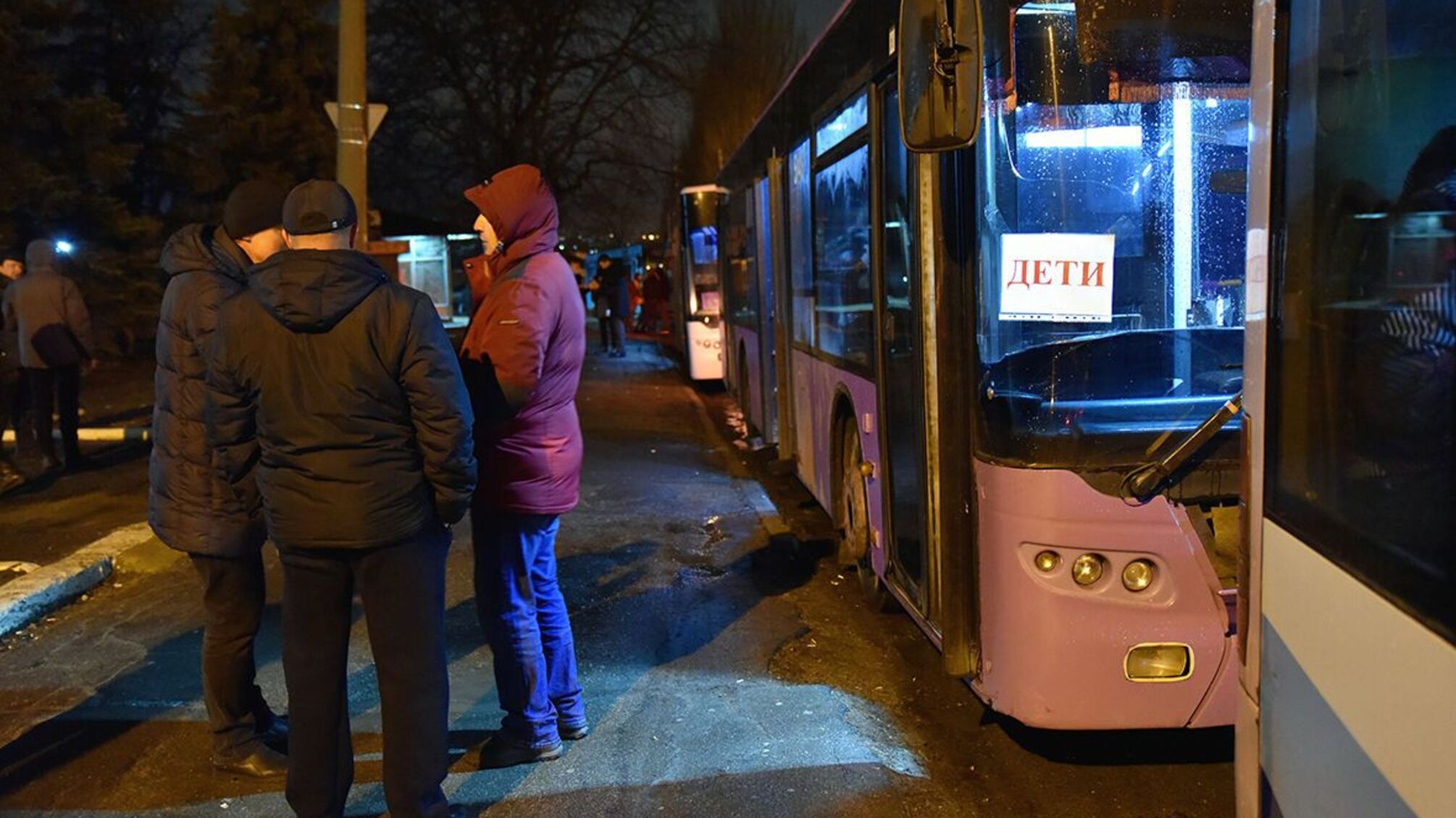 автобус евакуація