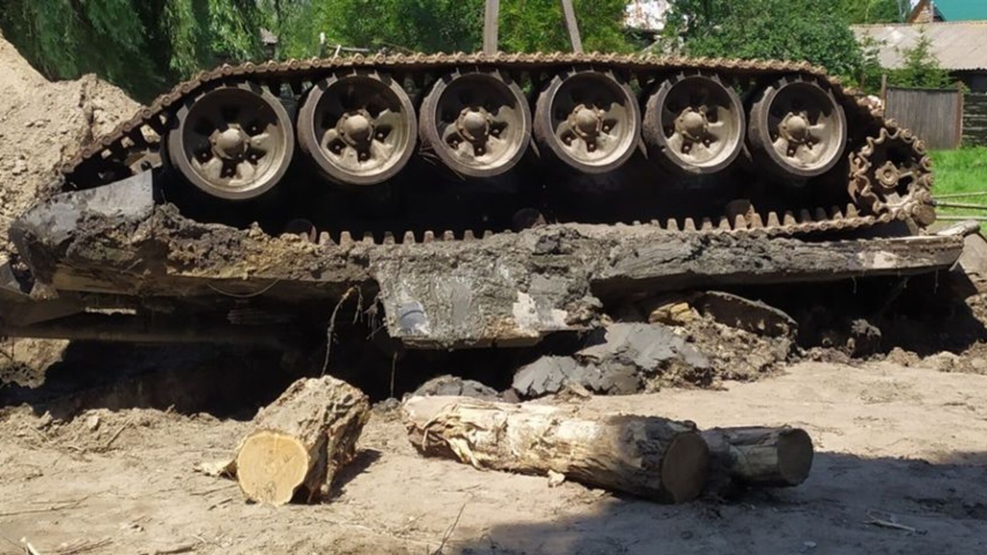 знищений танк окупантів