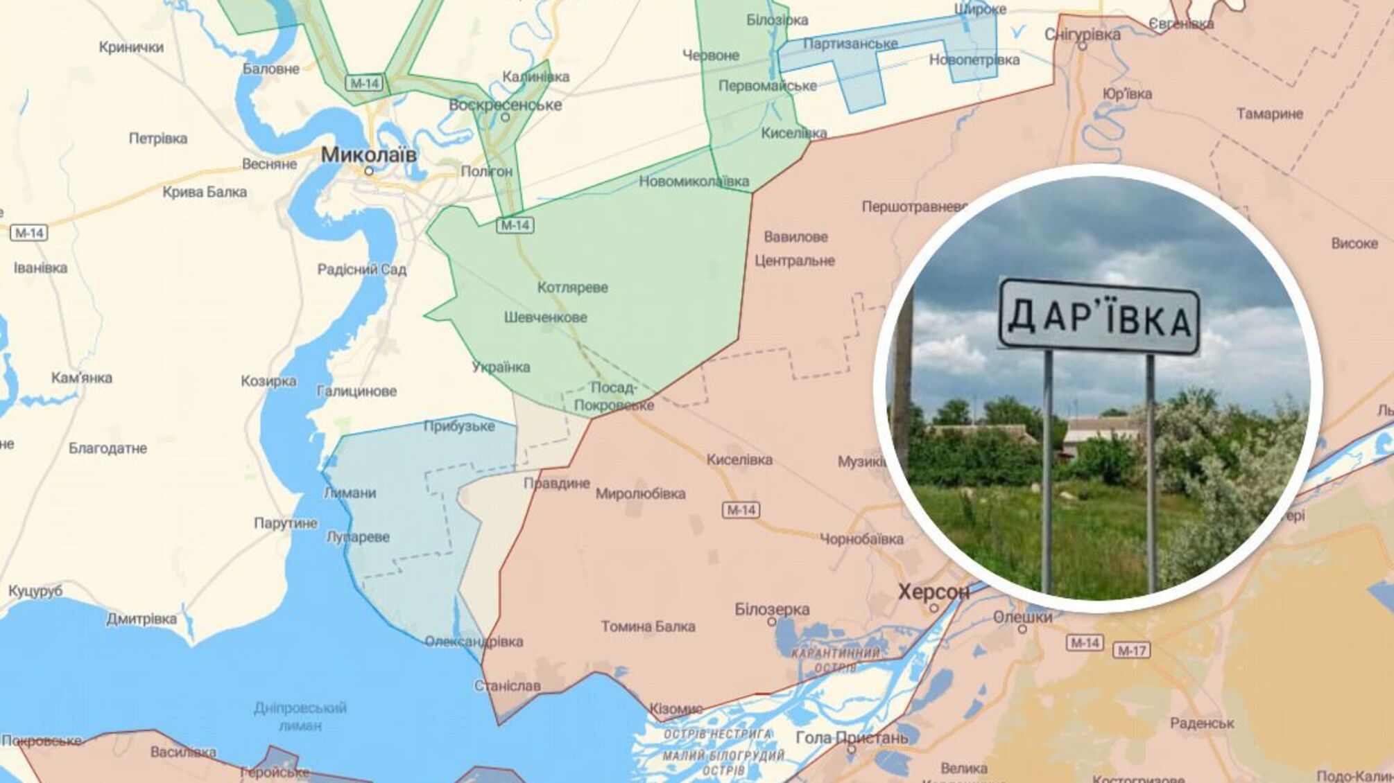 ЗСУ влучно атакували базу росіян в Дар'ївці під Херсоном