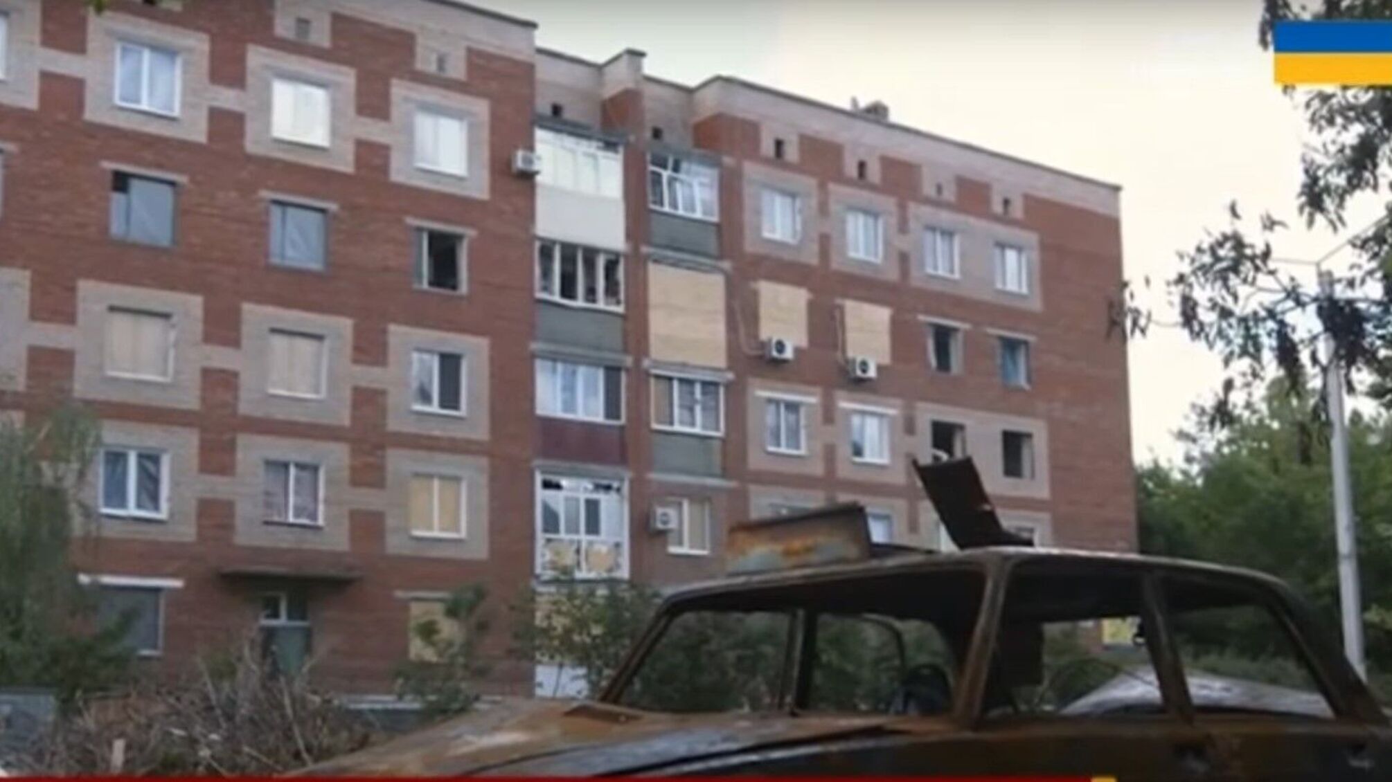 последствия обстрелов в Славянске