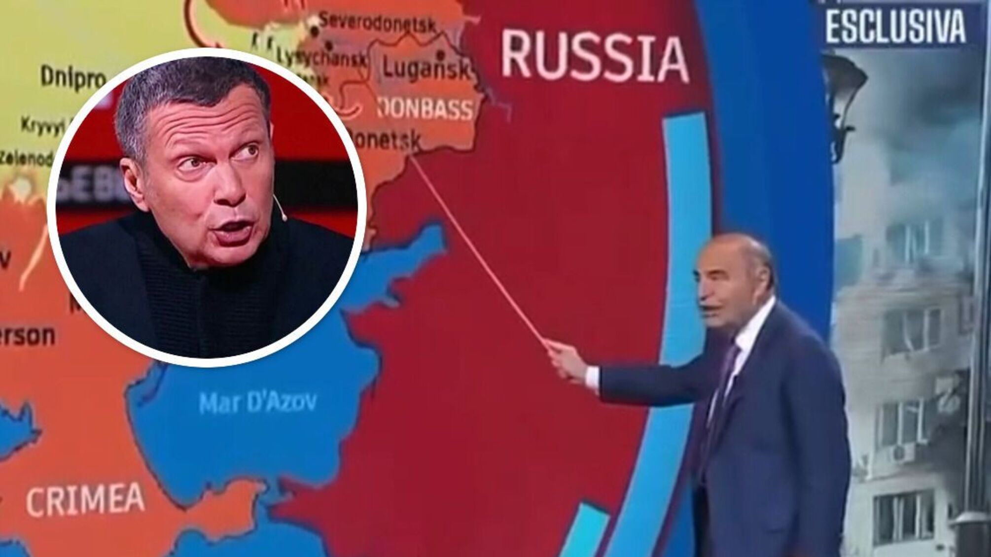 Итальянский ведущий подловил пропагандиста Соловьева на лжи в прямом эфире (видео)