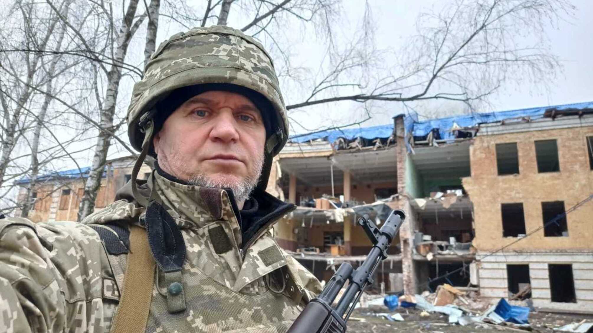 Борис Спіцин врятував з зони ураження двох бійців і прапор України