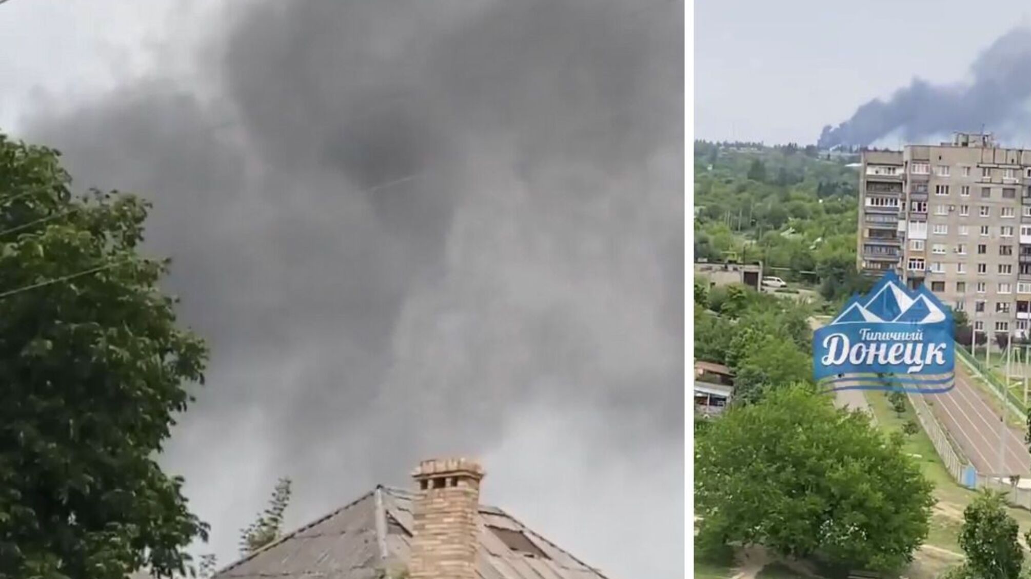 В Горловке – взрывается и дымит: похоже, артиллерия ВСУ 'дает жару' оккупантам
