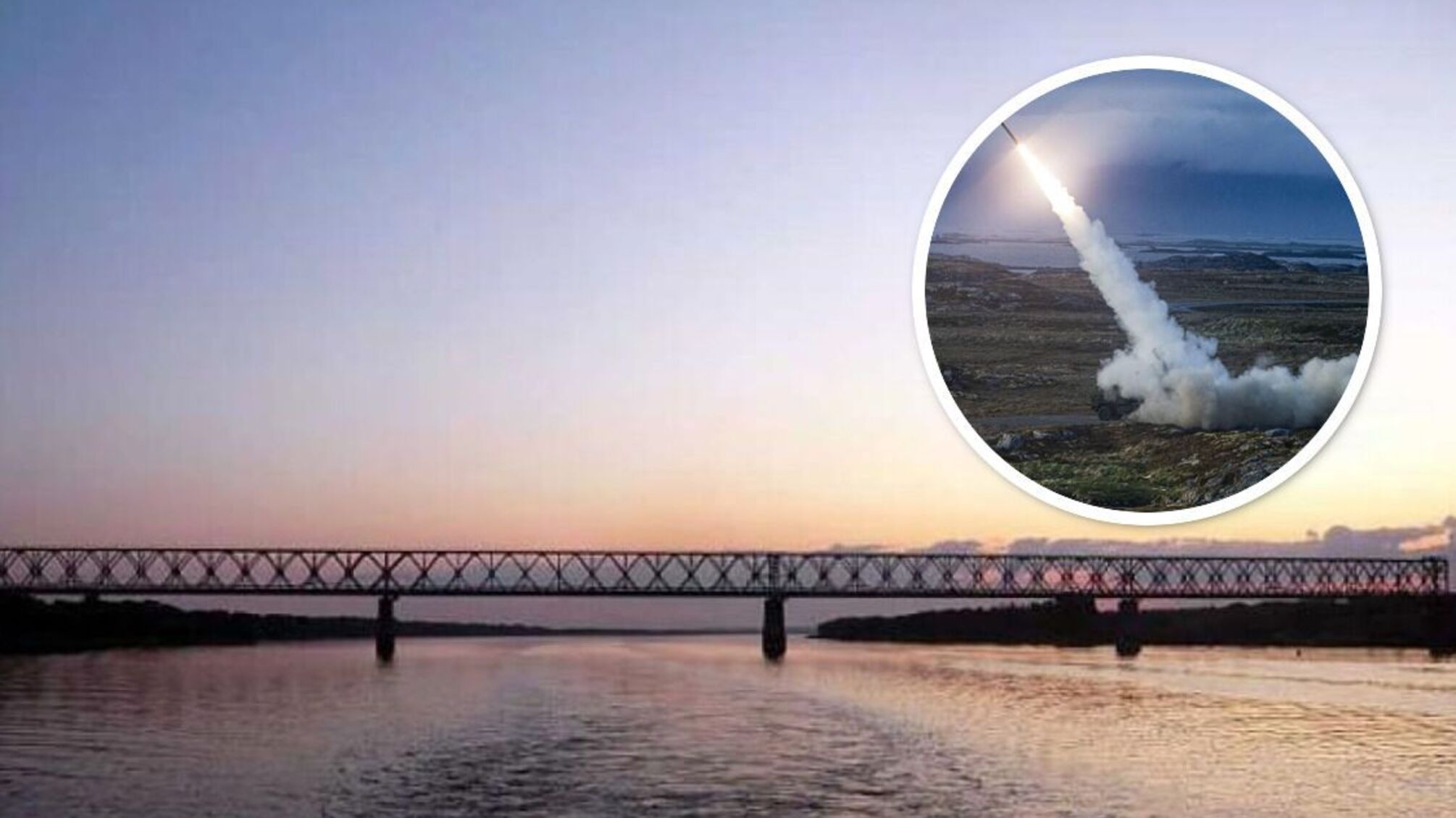 Антоновский мост обстрел