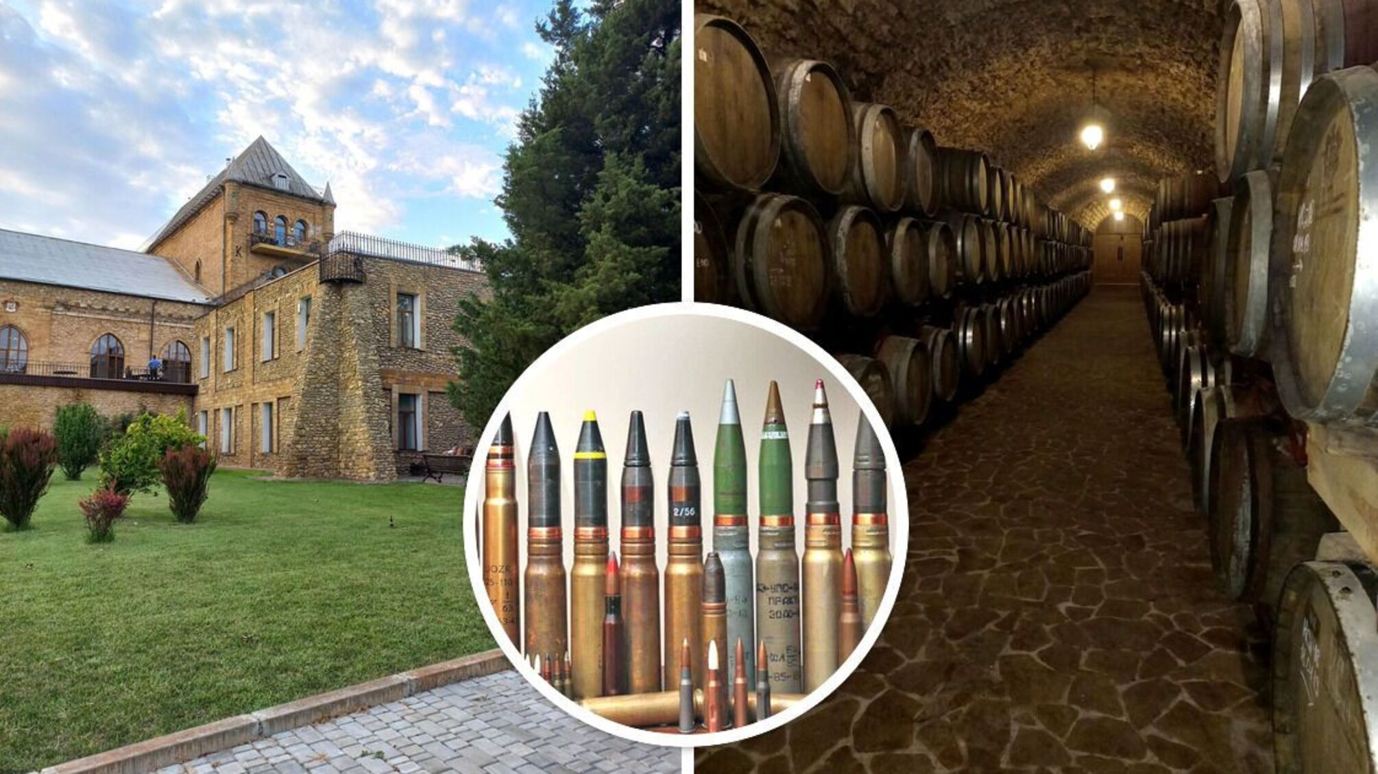 Россияне обустроили в историческом имении казарму и склад БК