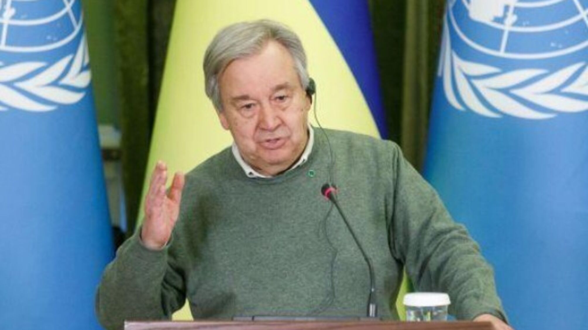 Генсек ООН прибыл в Одессу: инспектирует 'зерновое соглашение' (видео)