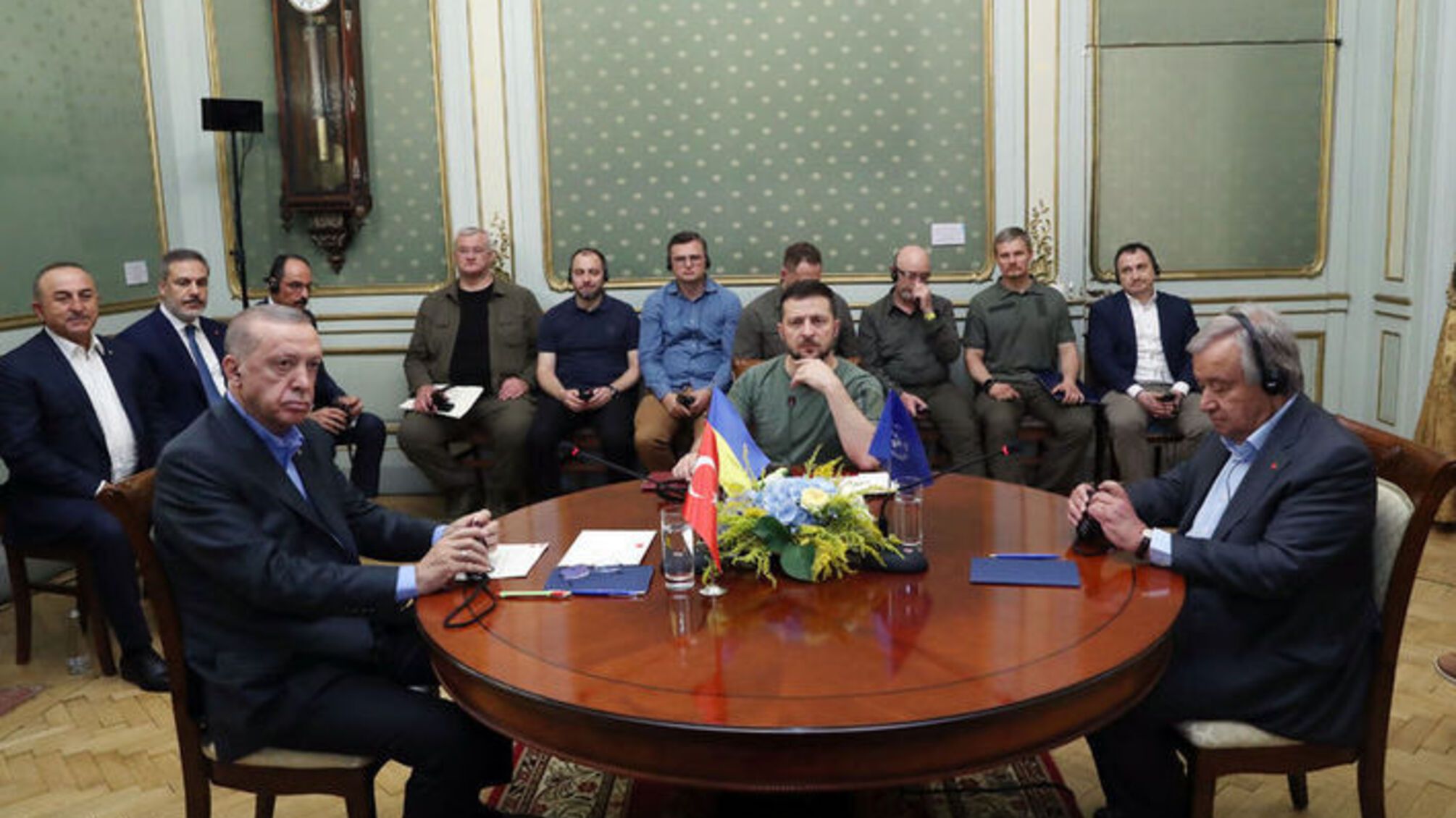 Зеленского, Гутерриша и Эрдогана