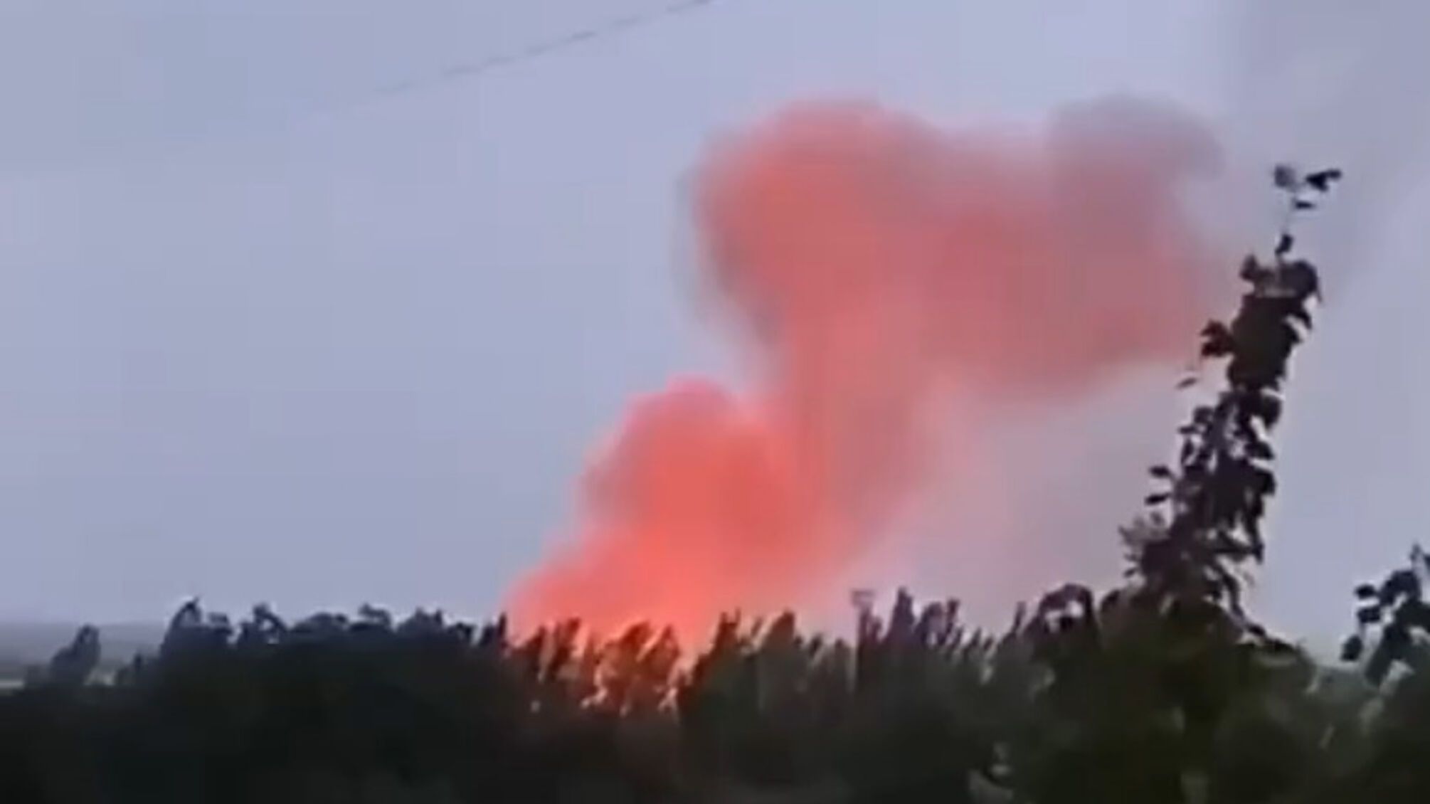 взрыв пожар