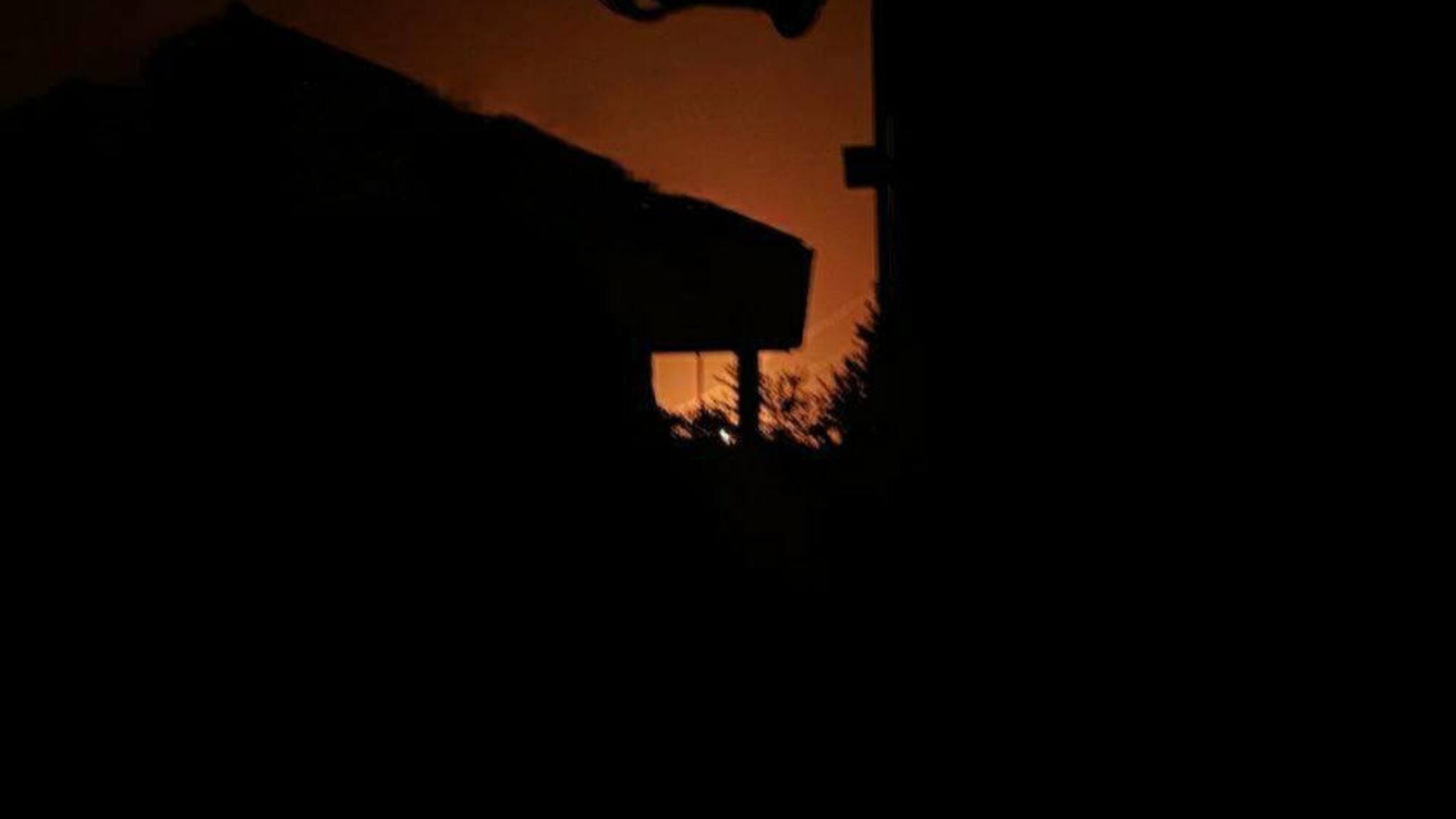 В Чернобаевке под Херсоном горит база оккупантов