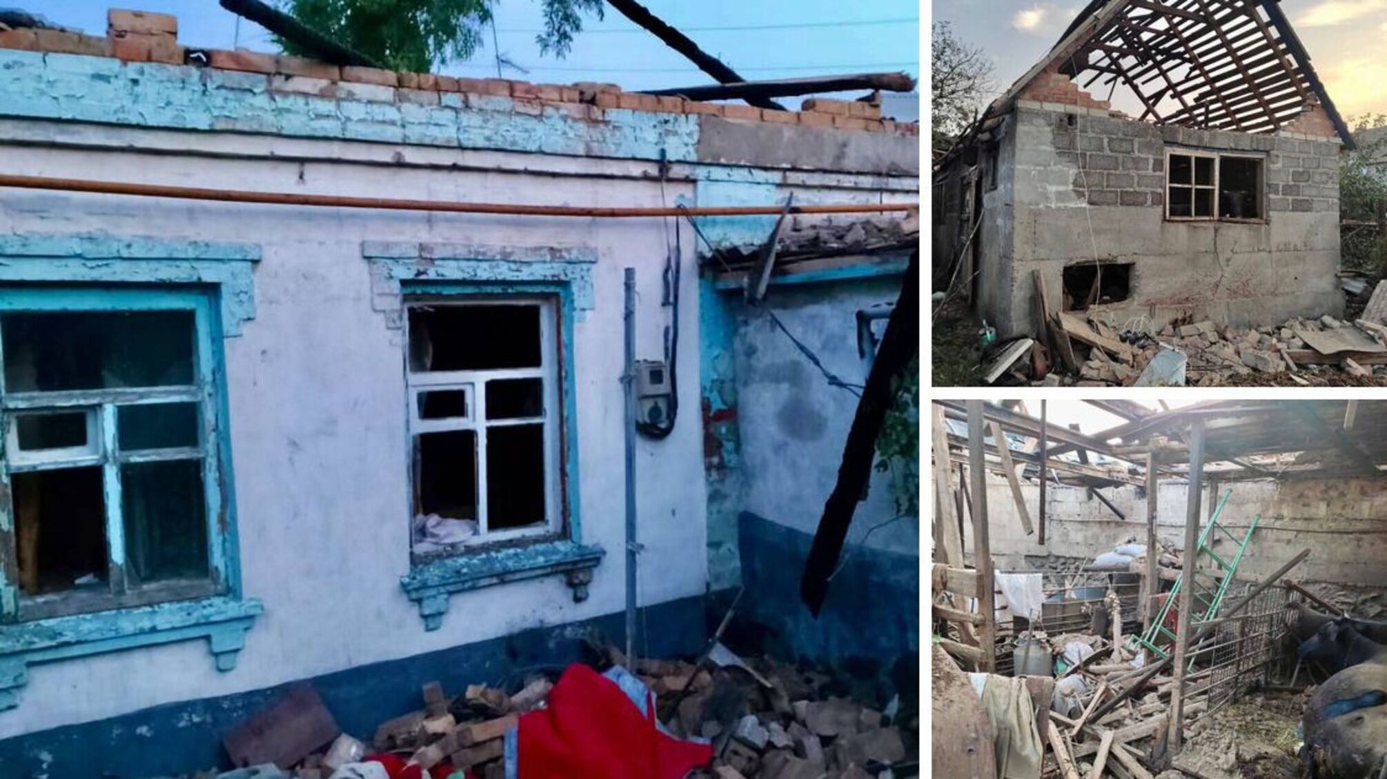 последствия обстрела разрушения