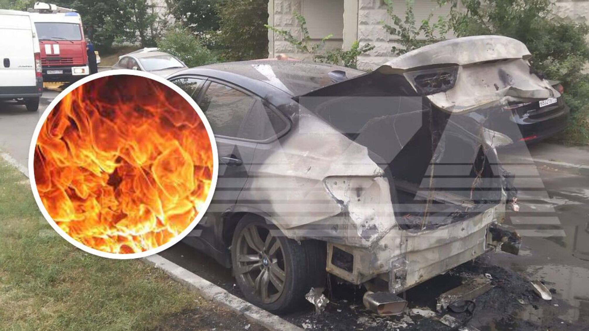 У Москві - палає: облили бензином і підпалили авто офіцера з Генштабу рф