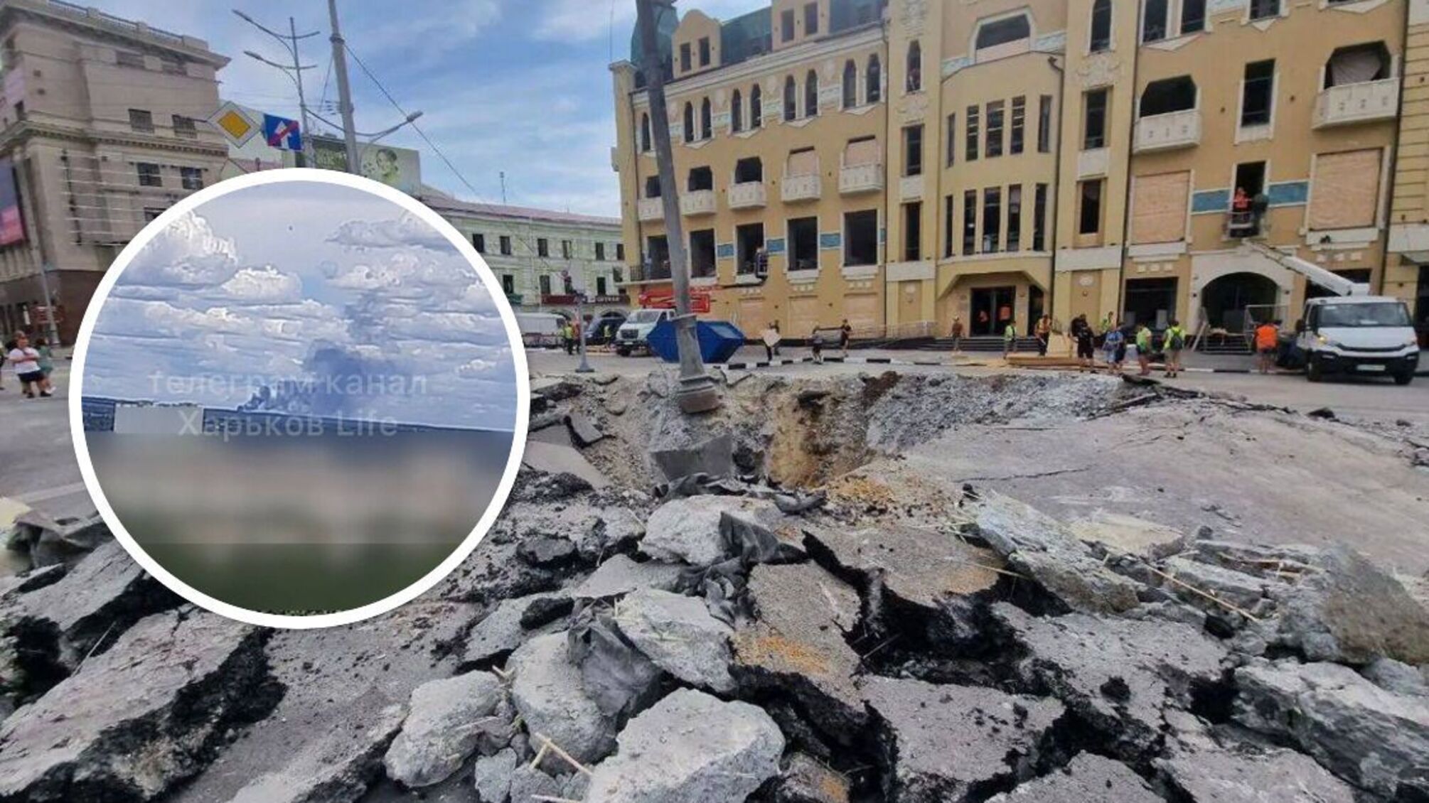 вибухи у Харкові