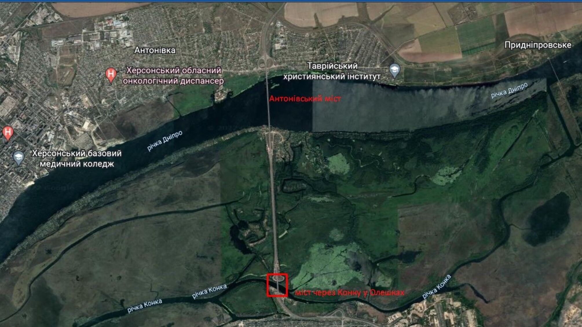 мост в Херсонской области