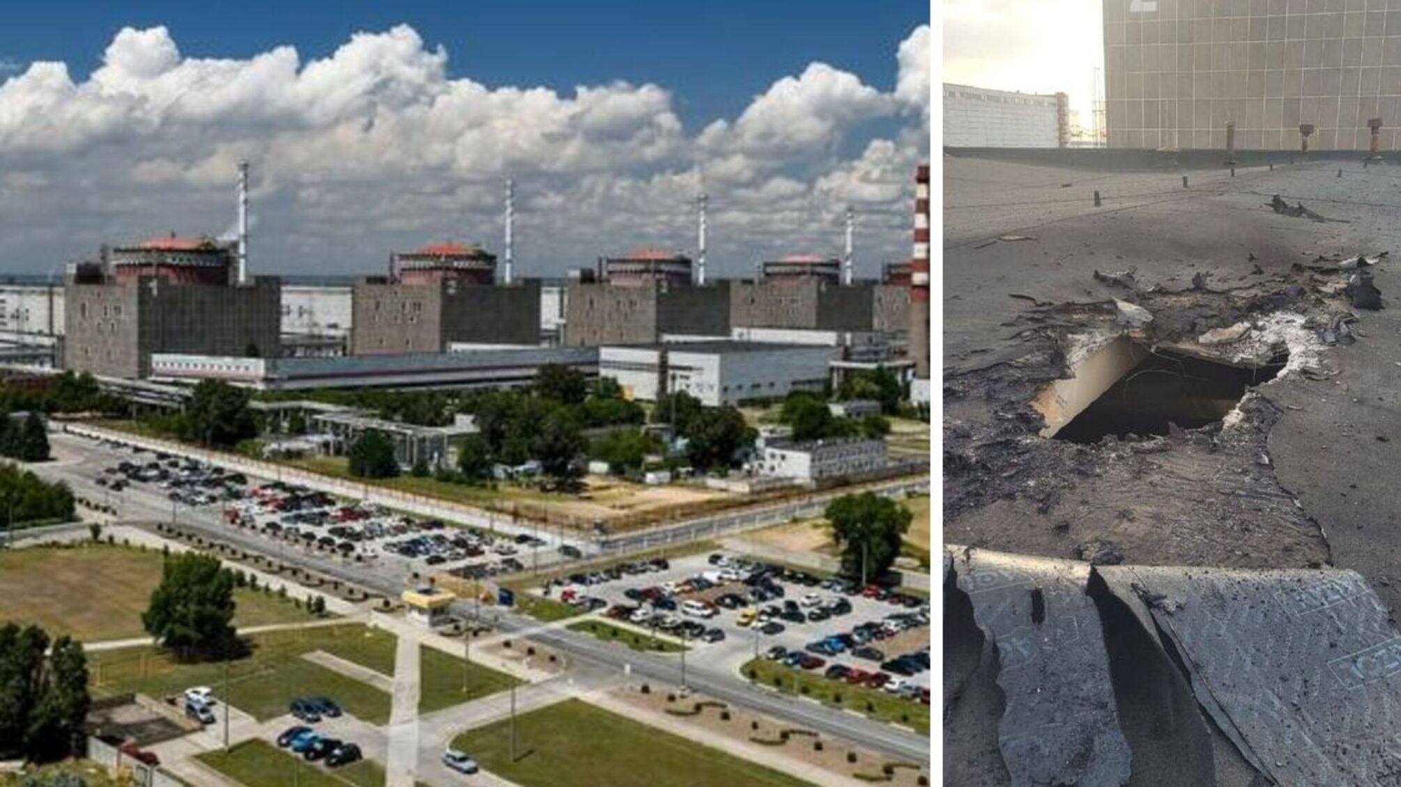 На Запорожской АЭС снаряд пробил хранилище для хранения ядерного топлива, что известно