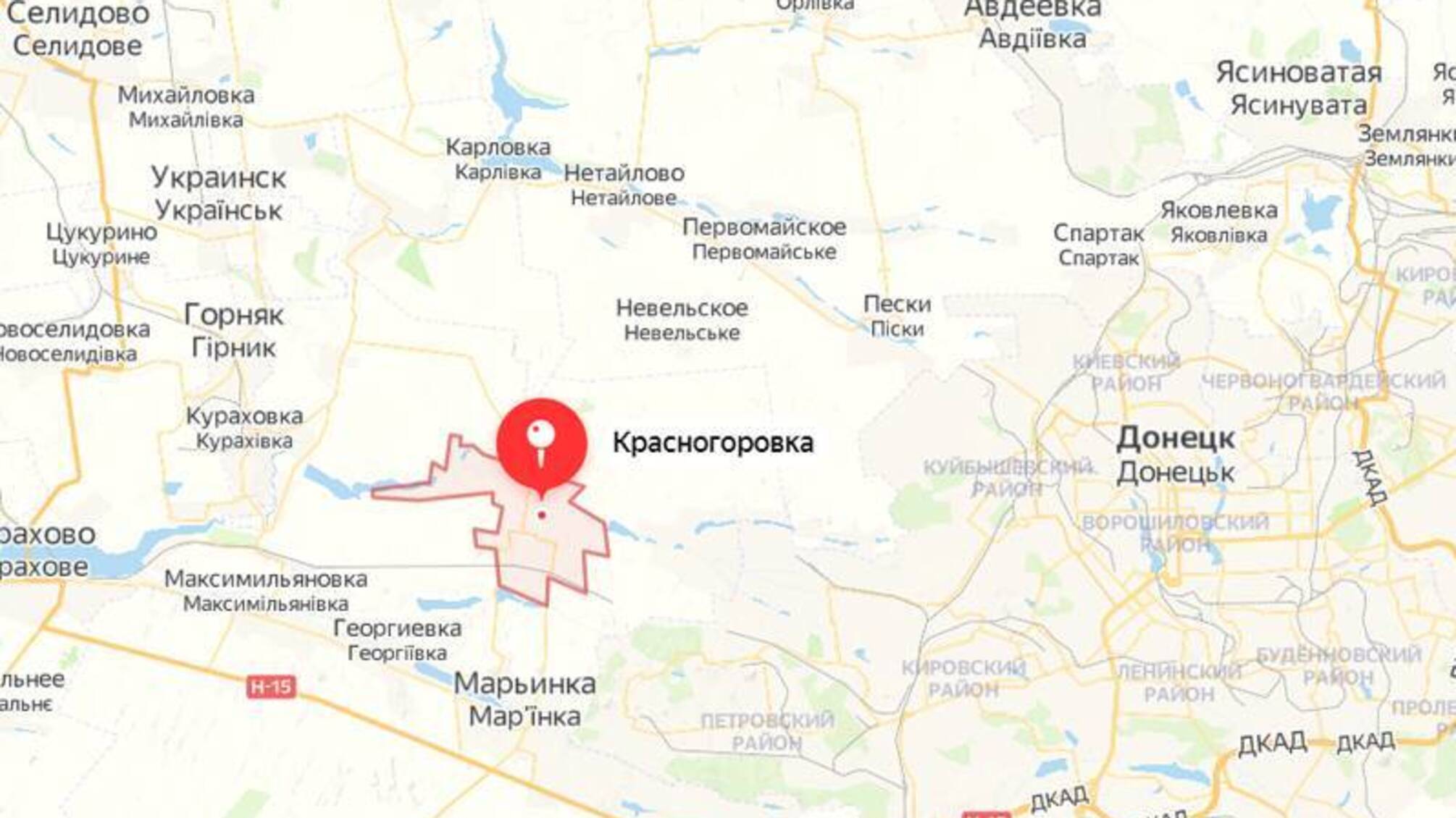 Авдеевки, Песок и Красногоровки