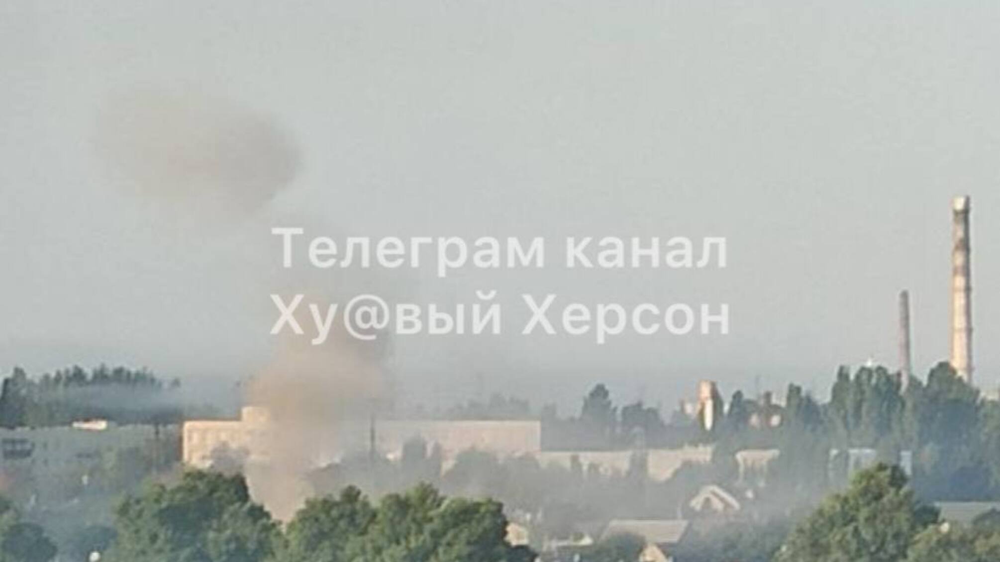 В Херсоне неспокойное утро: взрывы, стрельба, прилеты