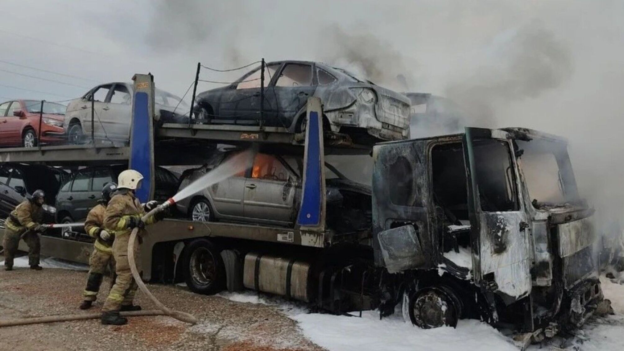 пожар на заводе АвтоВАЗ Тольятти