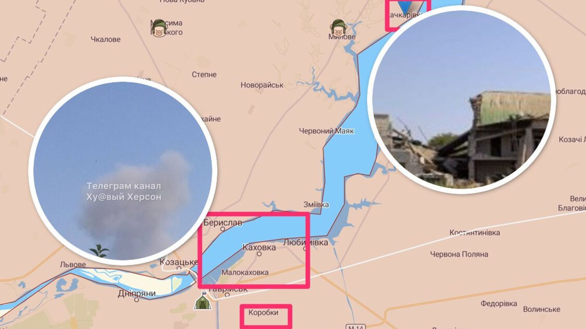 На Каховському напрямку ЗСУ нанесли удар по позиціях ворога: місцеві повідомляють про вибухи