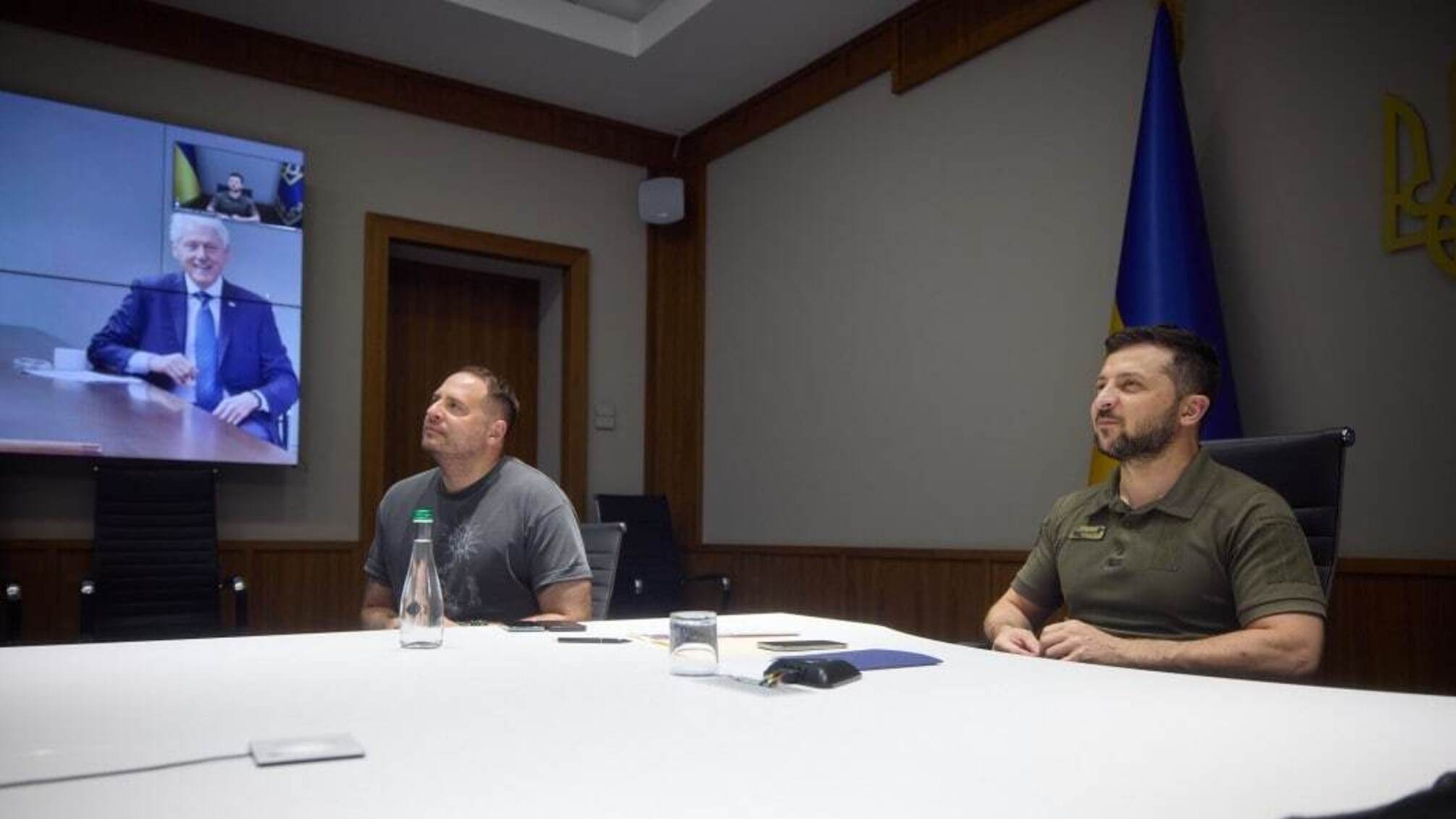 Зеленский и Клинтон