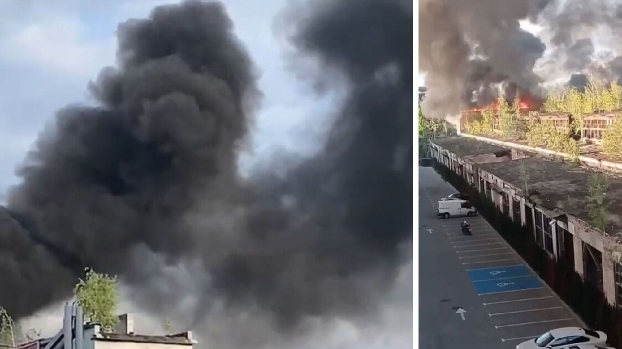 Пожар во Львове