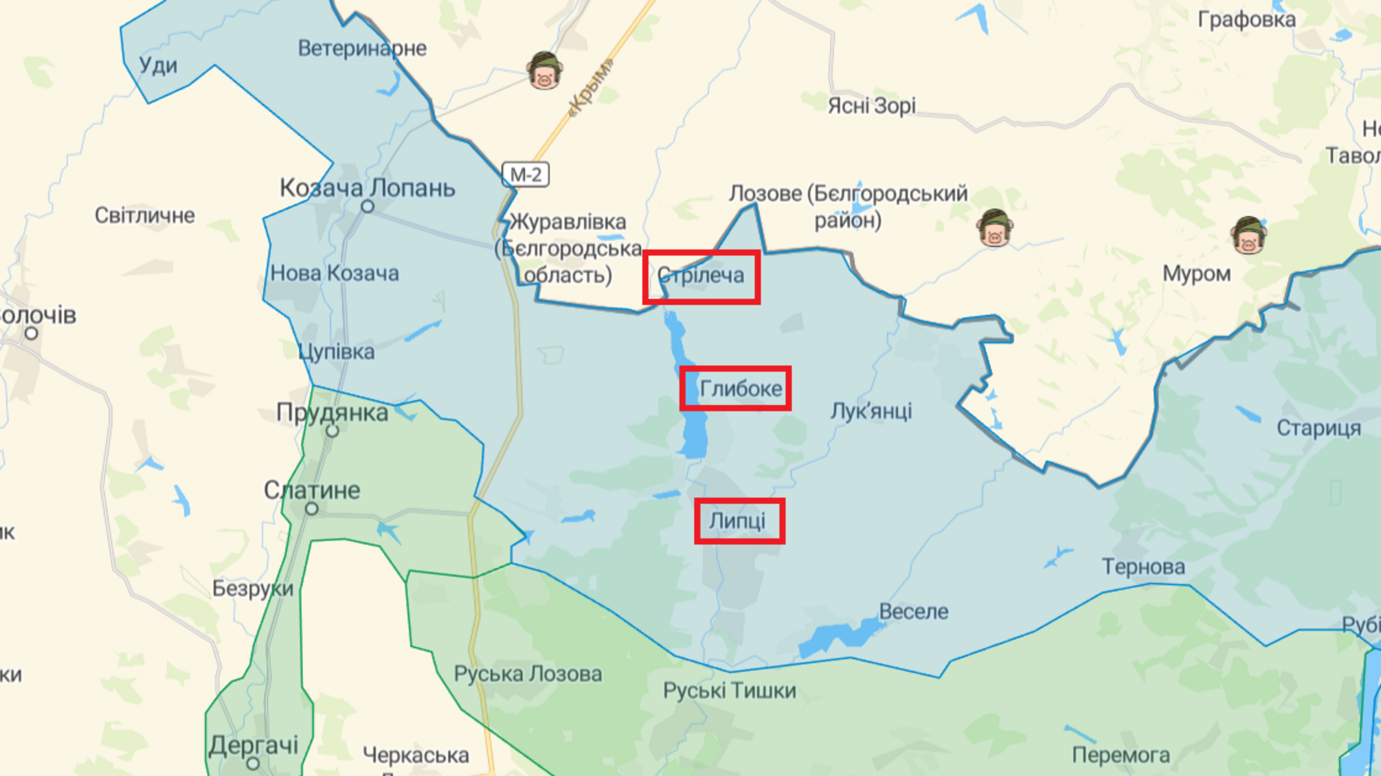 Липці, Глибоке та Стрілічя