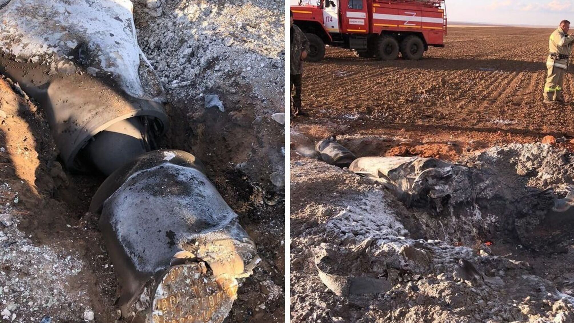 обломки ракеты Х-101