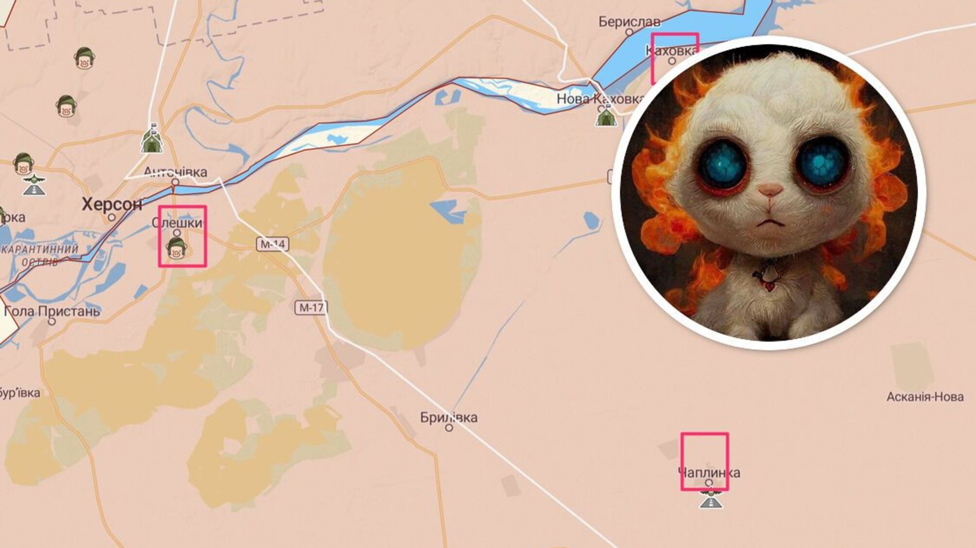 Херсонщиной гуляет 'бавовнятко': взрывы слышали в нескольких населенных пунктах