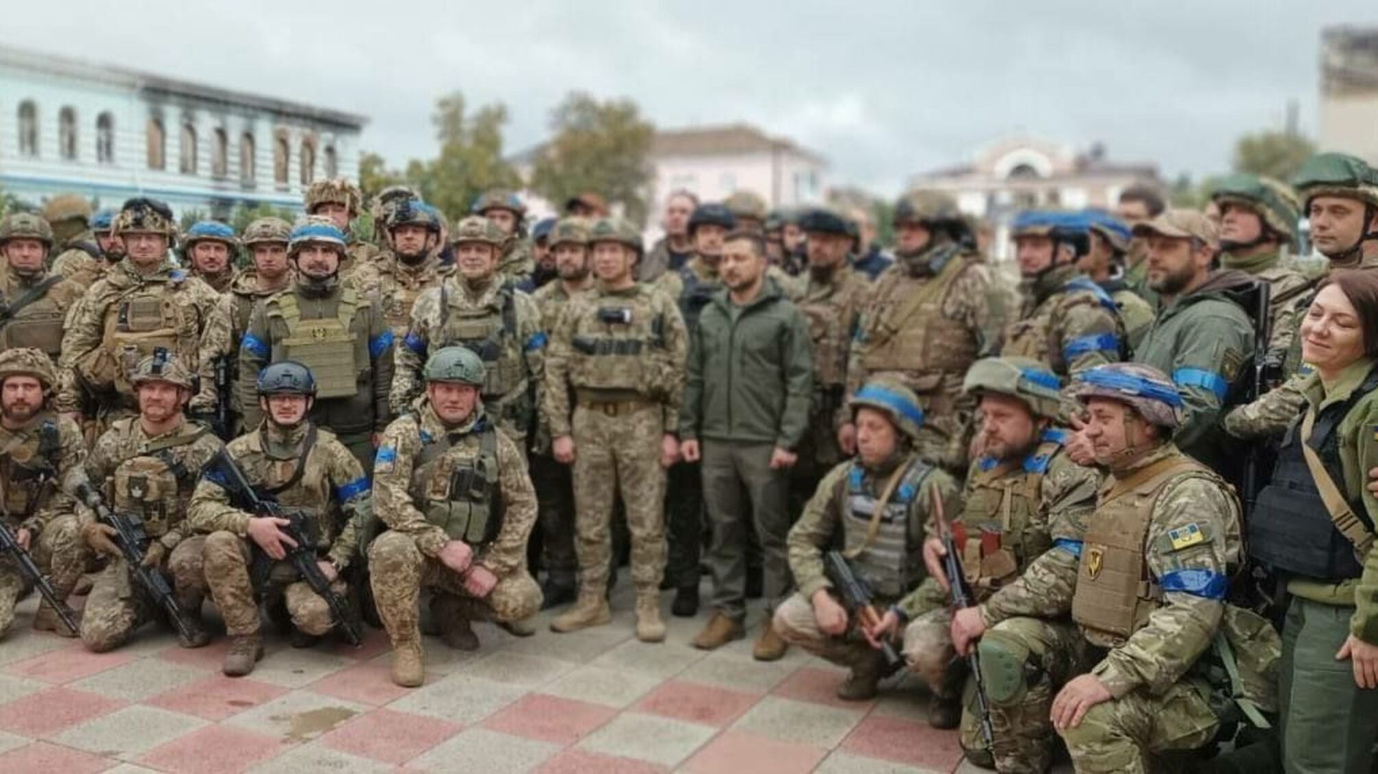 Зеленский воины ВСУ