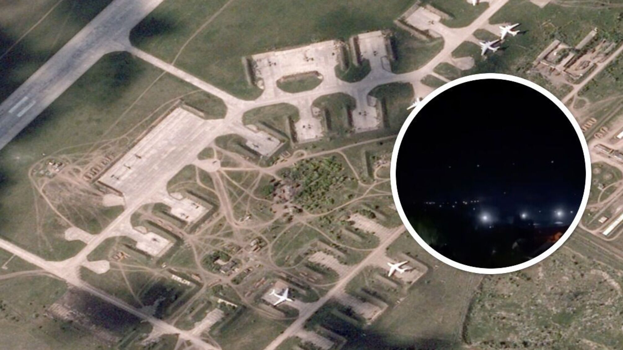 В Мелитополе сообщают о взрыве на авиабазе