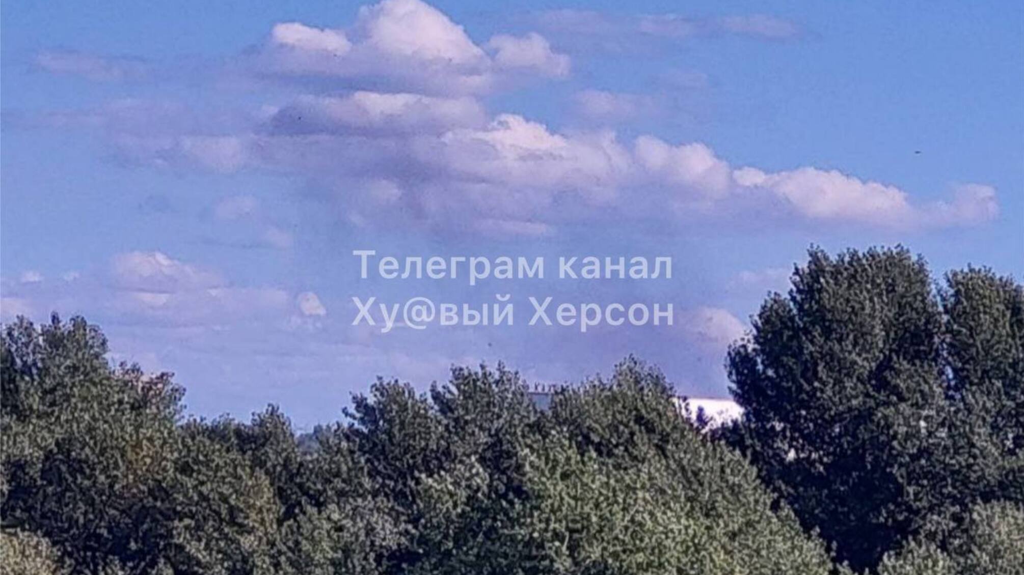 В Новой Каховке 'хлопки' в районе ГЭС и переправы