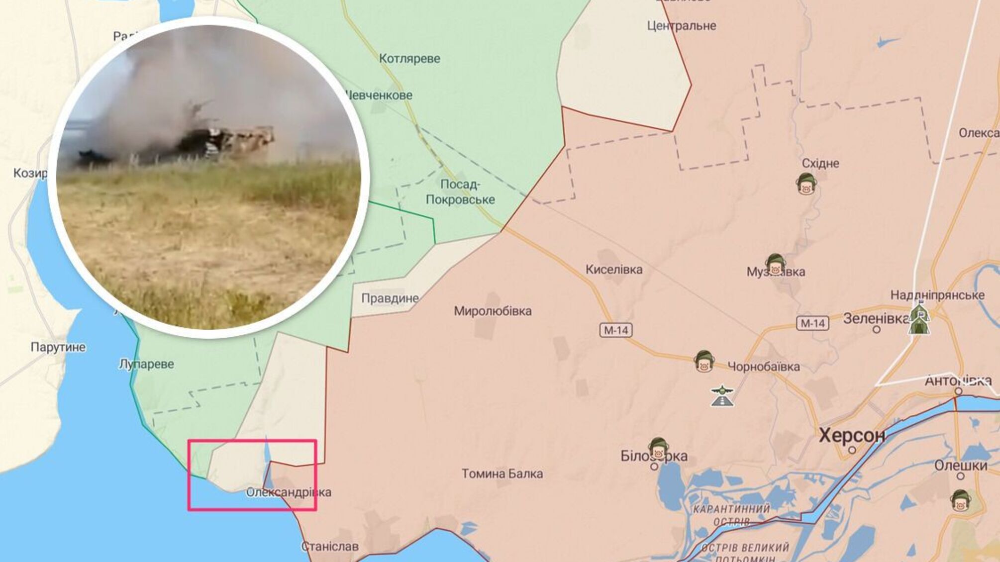 Танковое сражение на Херсонском направлении